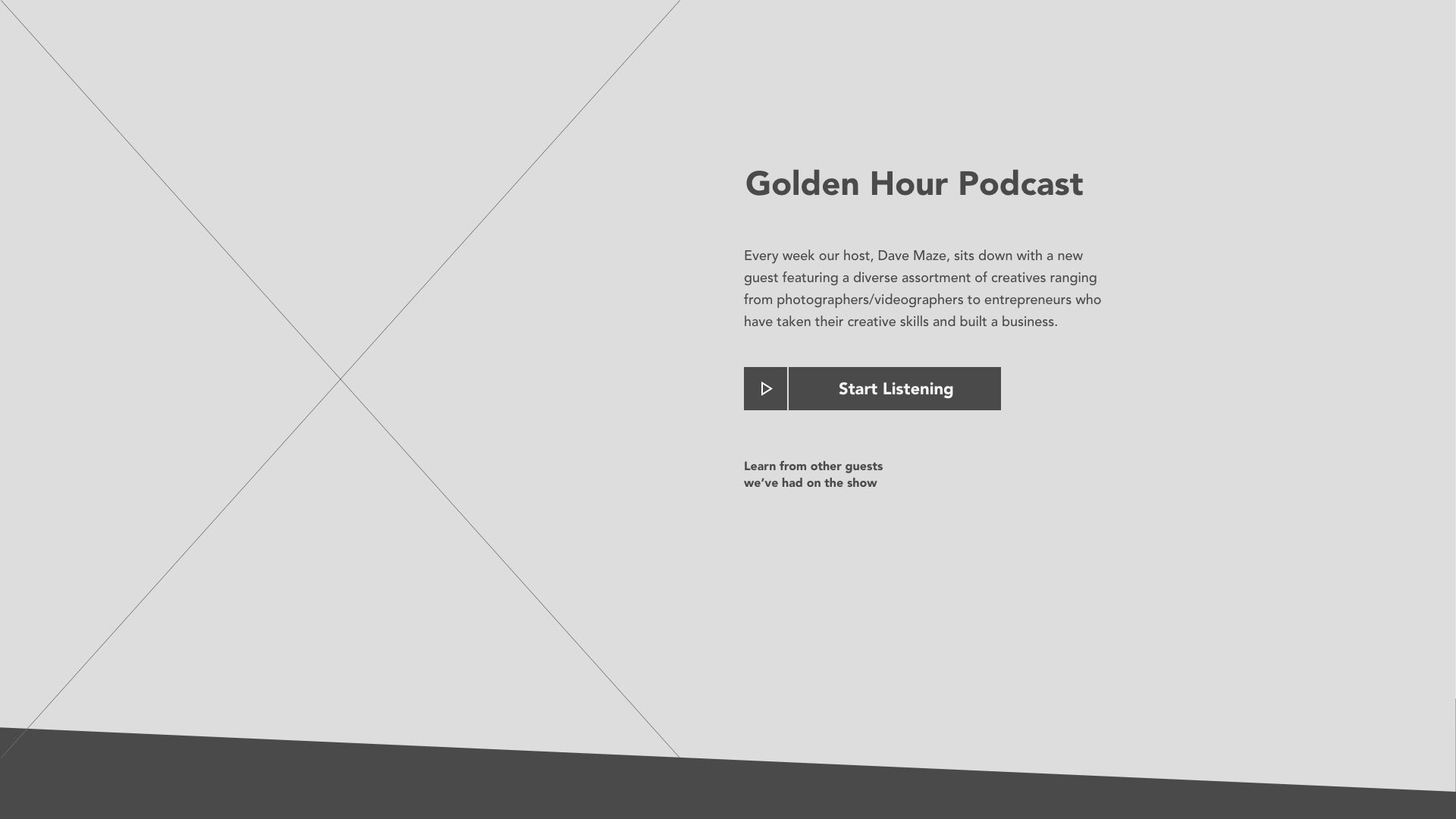 High Fidelity Wireframes