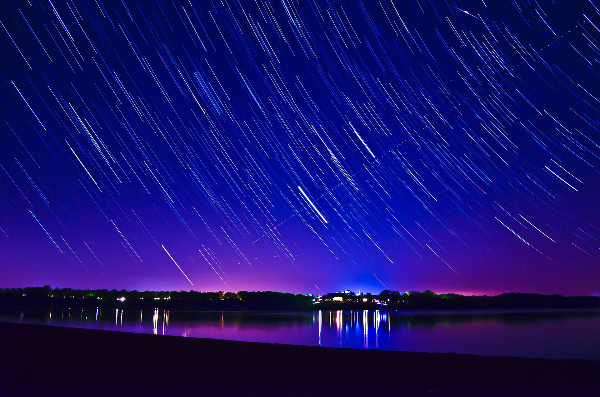 Multiple exposure "star trails" 