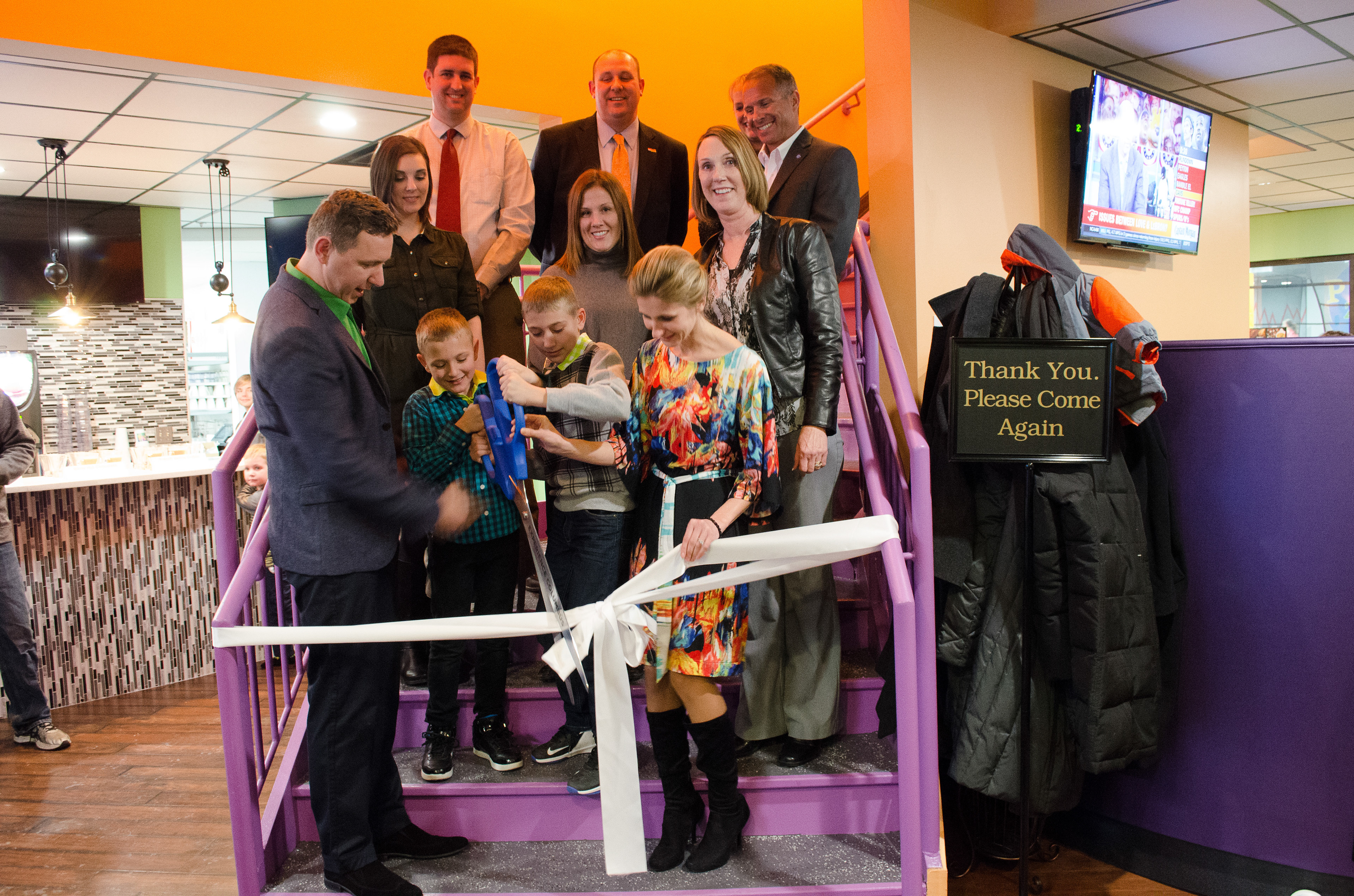 Viktor Prozapas his family, friends and associates at the Boulevard Grill Grand Opening.