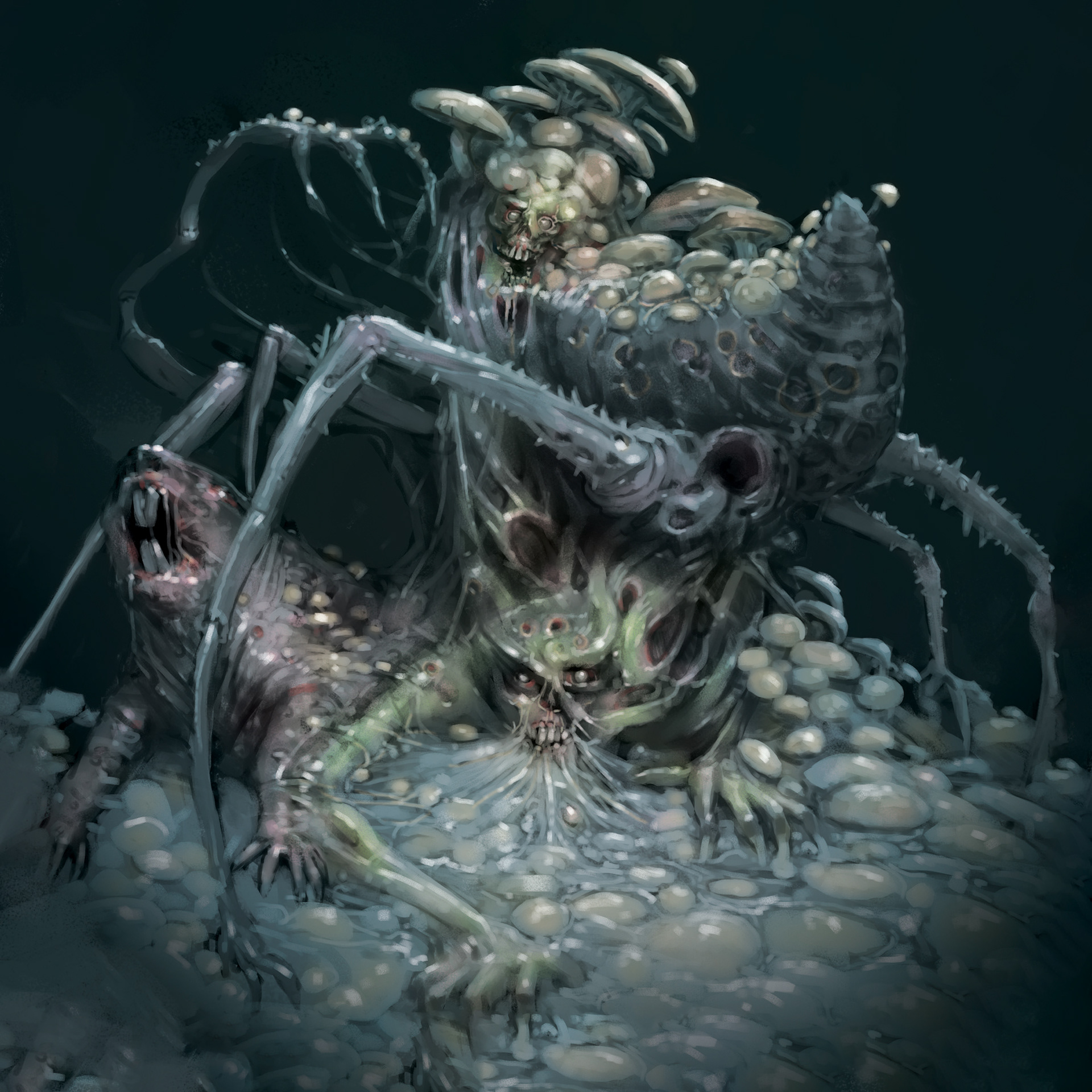 Parasitic Fungus. Adobe Photoshop. 