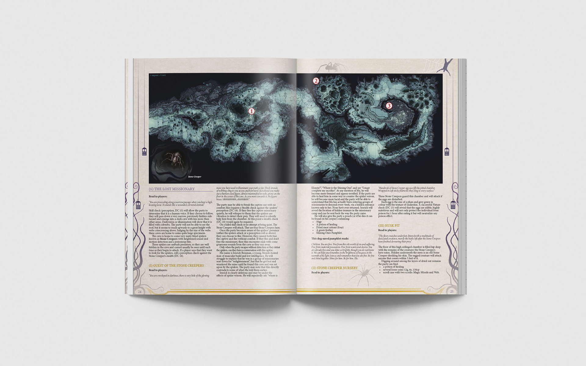 Spread. Adobe InDesign.