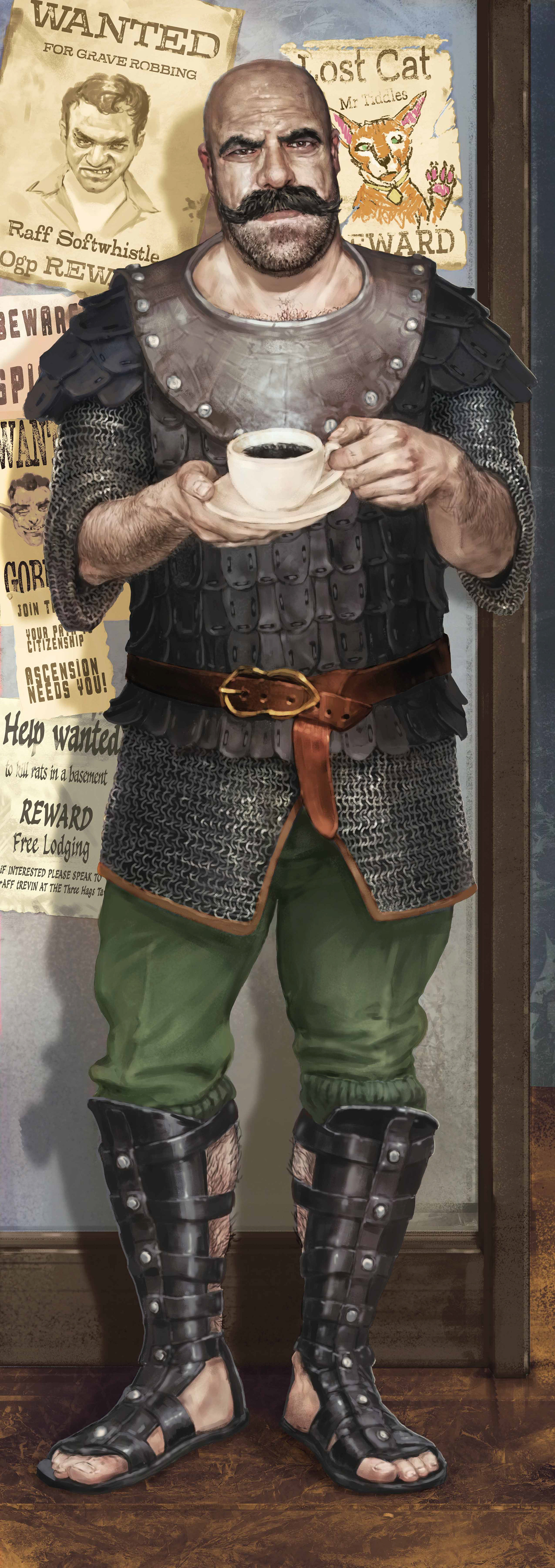 Captain Jarek. Adobe Photoshop.