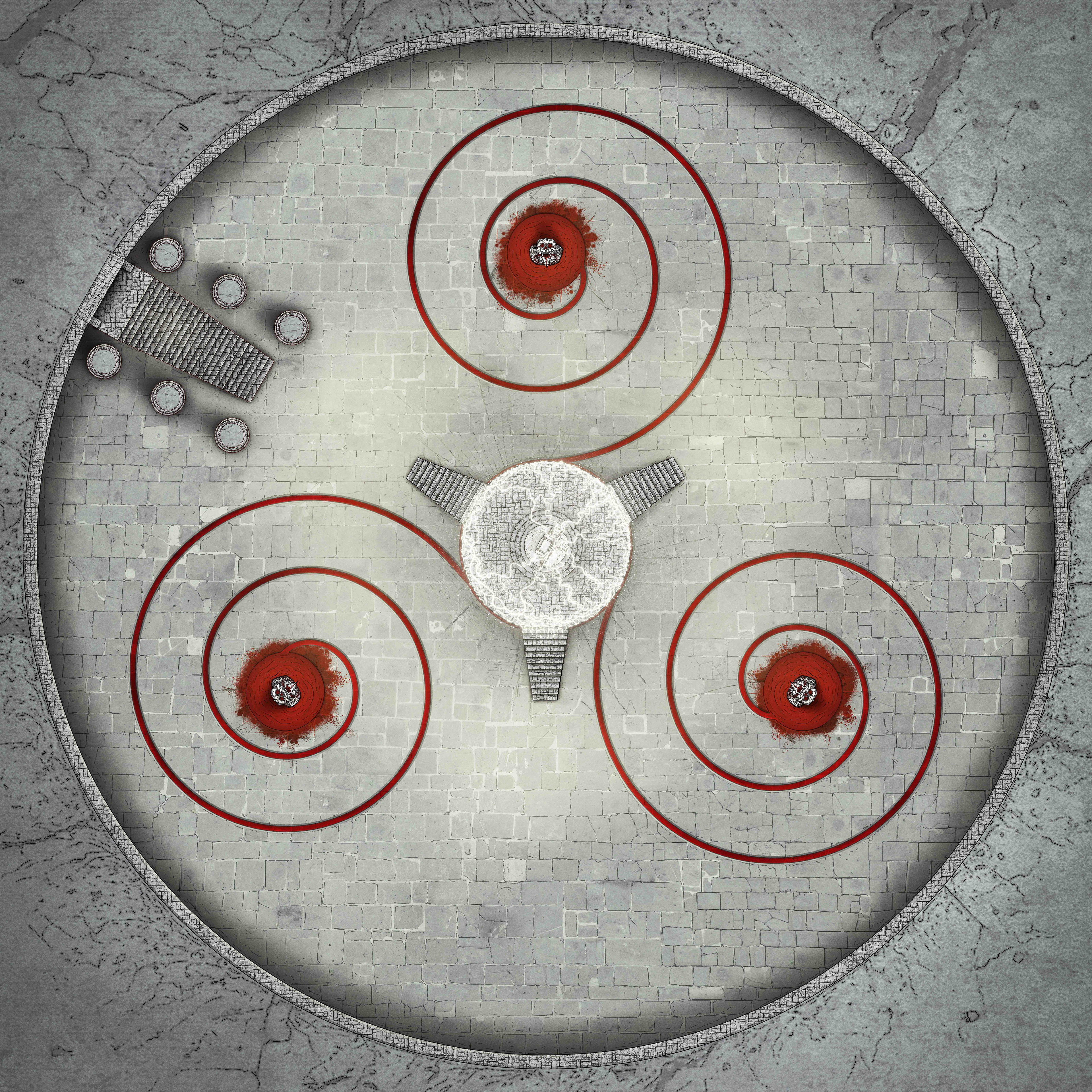 Inner Chamber. Adobe Photoshop.  