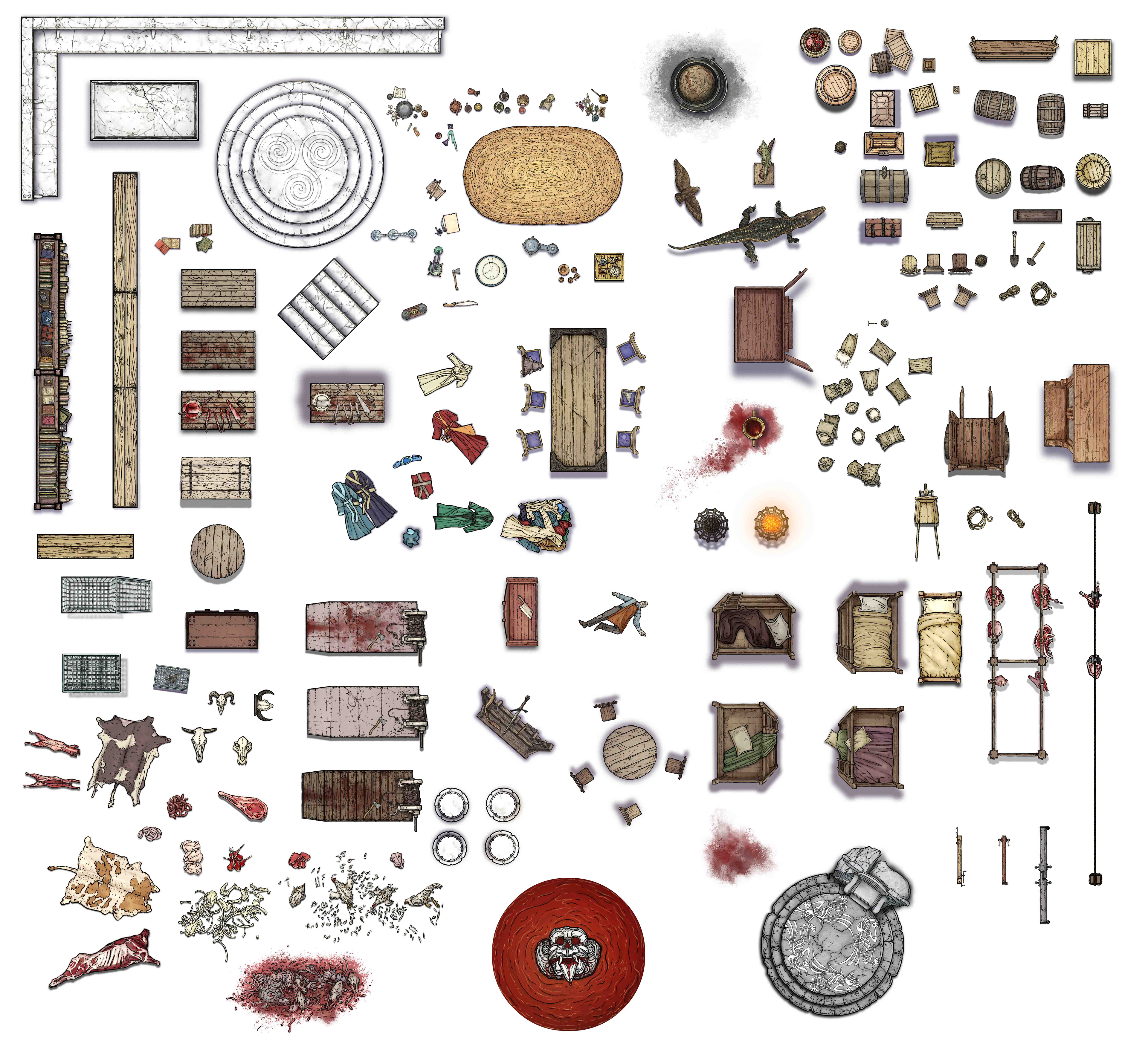 Sandrift PNG Assets for Roll20