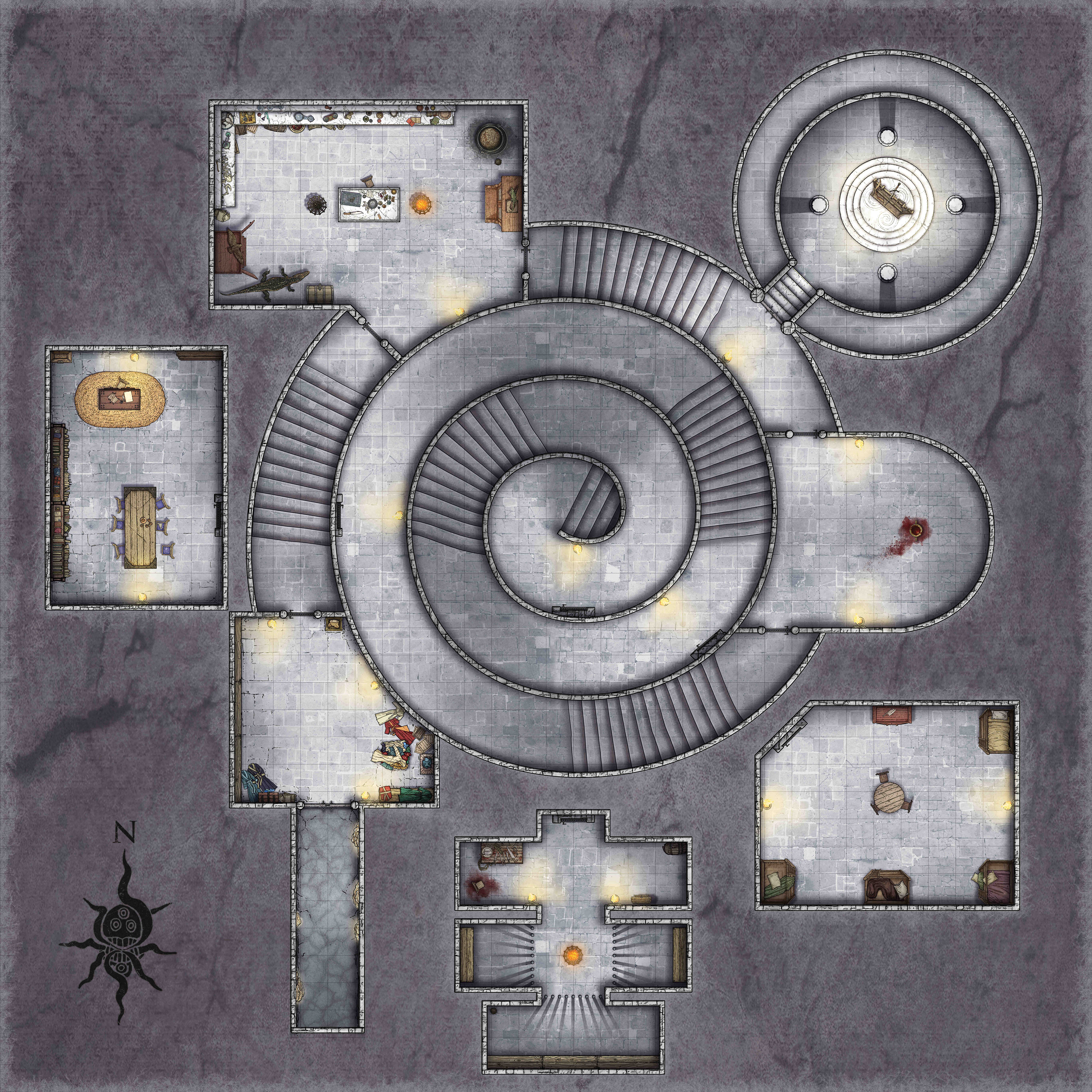 House of Renewal Dungeon. Adobe Photoshop. 