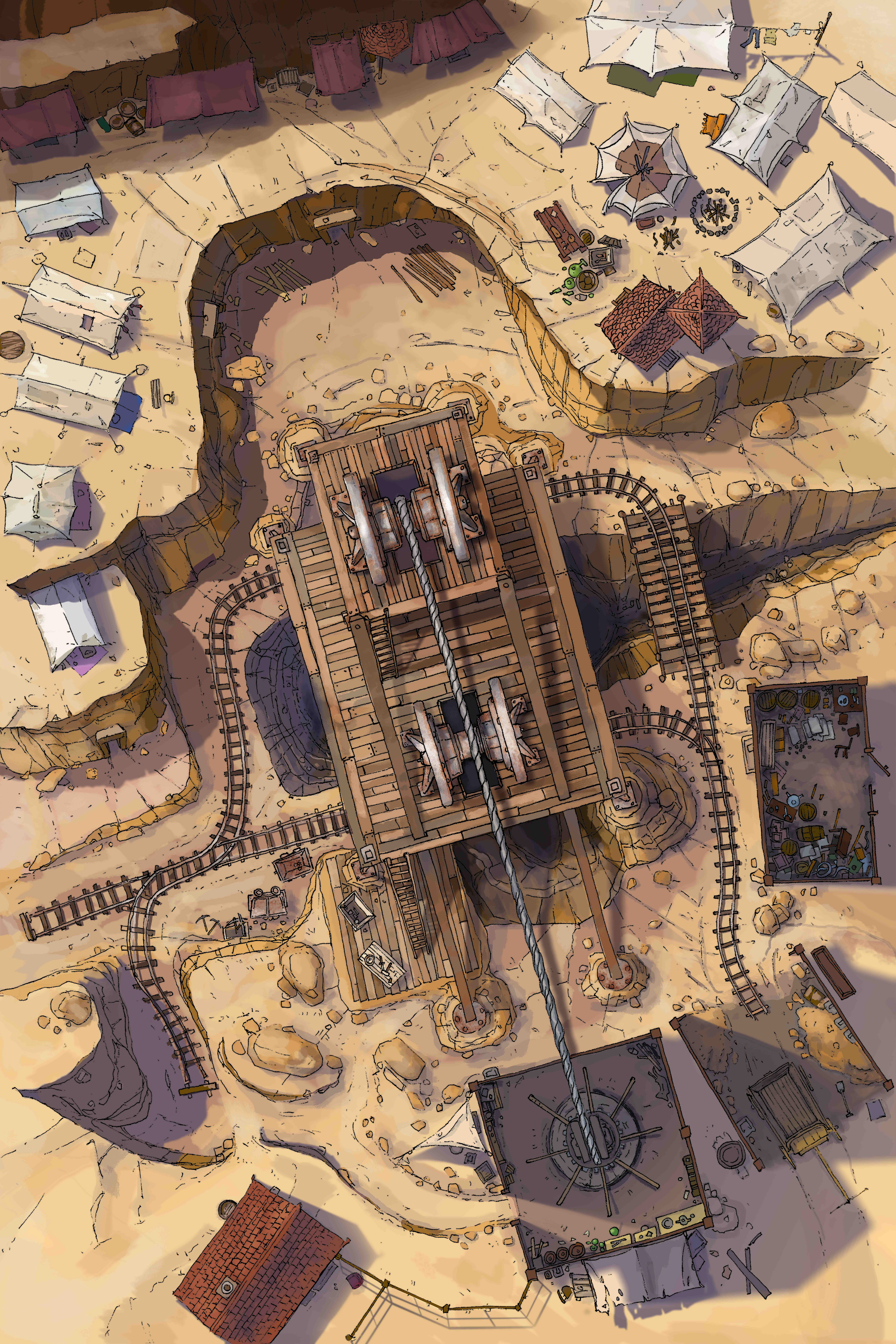 Mine Head. Adobe Photoshop.