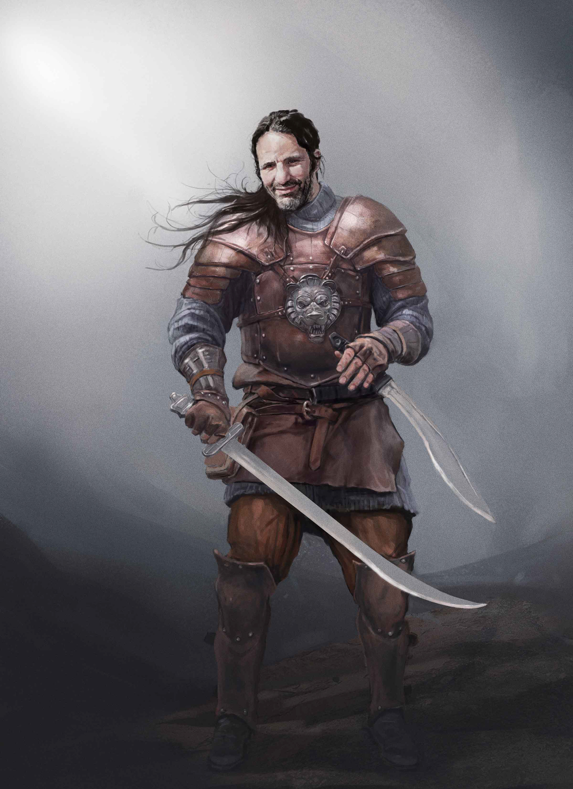 Fighter. Adobe Photoshop.