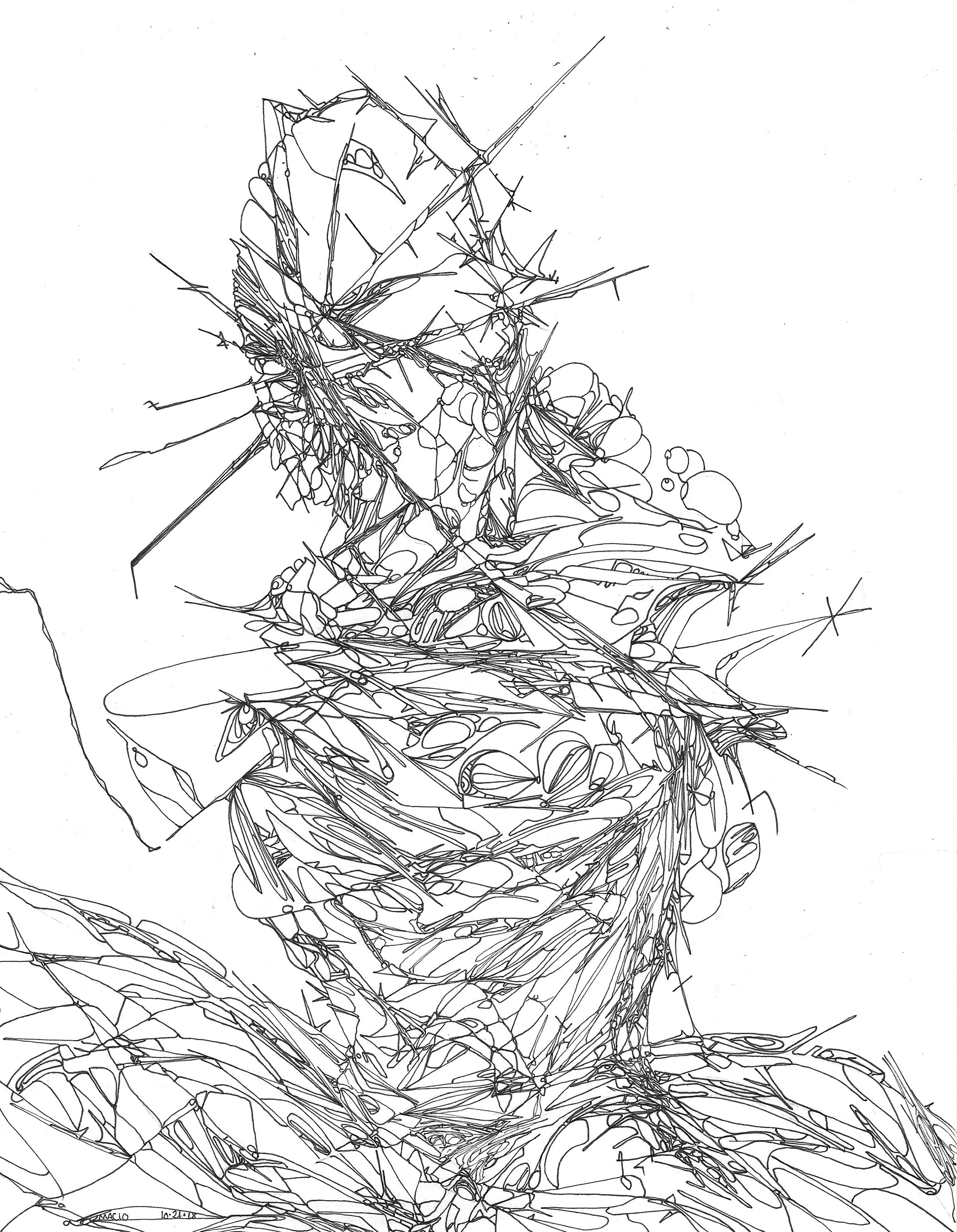 "Breaking" 2018 8.5"x11"