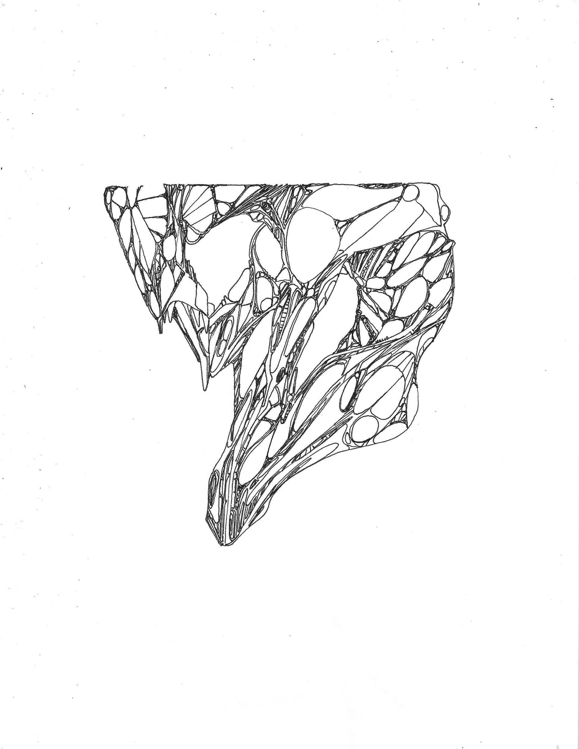 "Invisible Burden" 2015 8.5"x11"