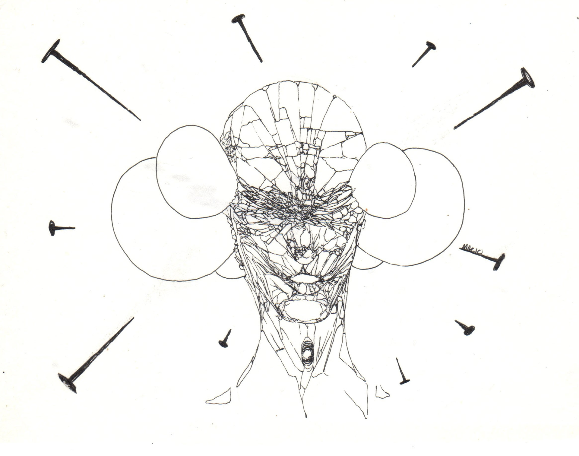 "I Don't Want To Hear That" 2015 8.5"x11"