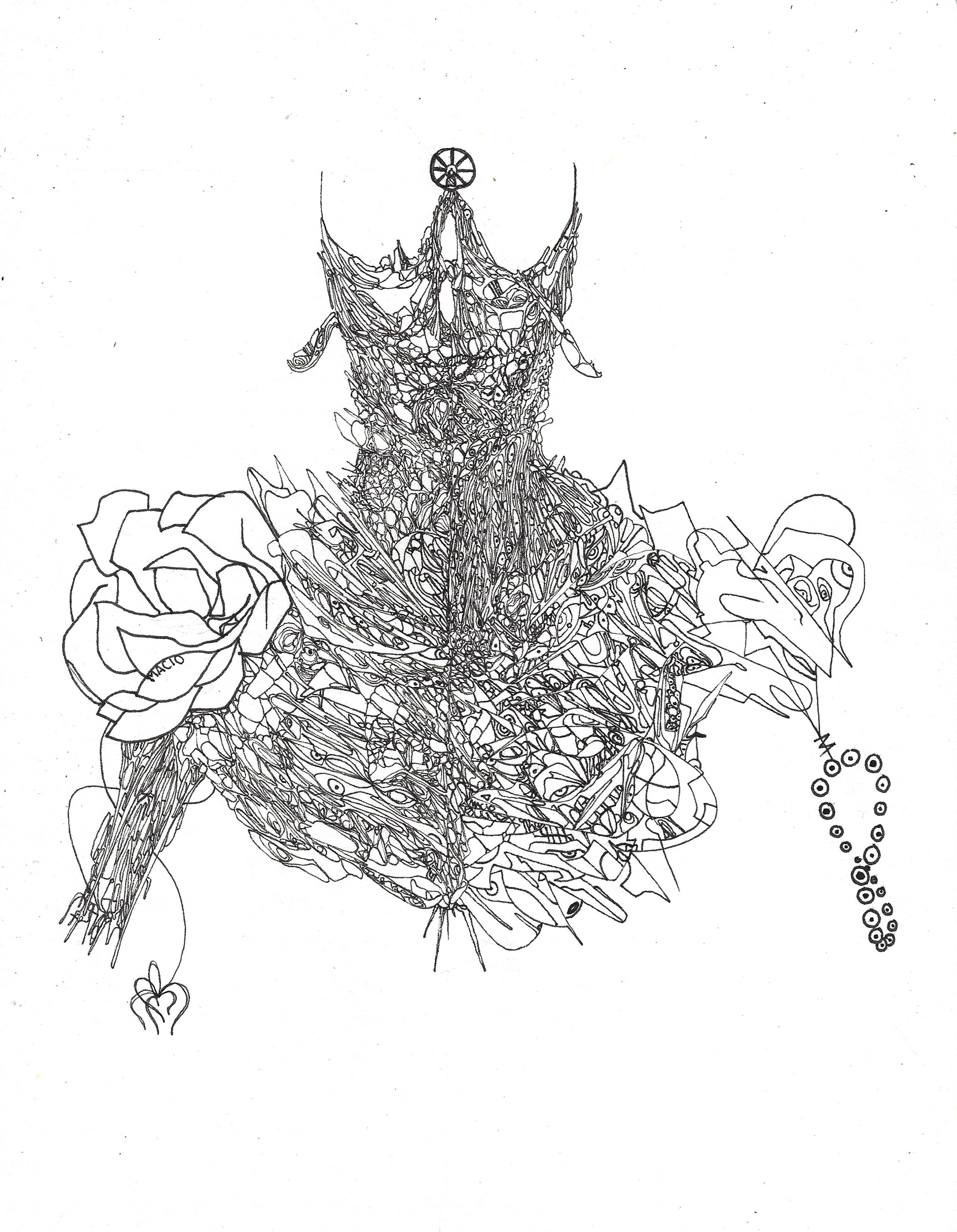 "Bodhisattva" 2019 8.5"x11"