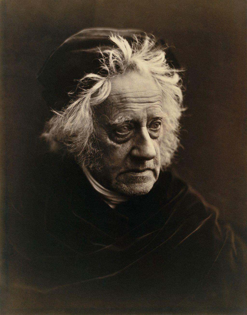 Portrait of John Herschel by Julia Margaret Cameron The Metropolitan Museum of Art of New York City (copy, restored)