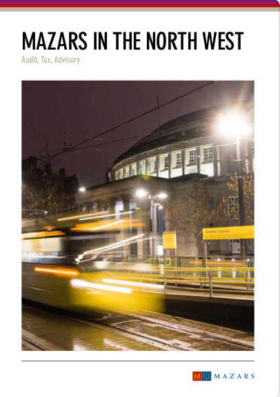 Mazars marketing brochure design
