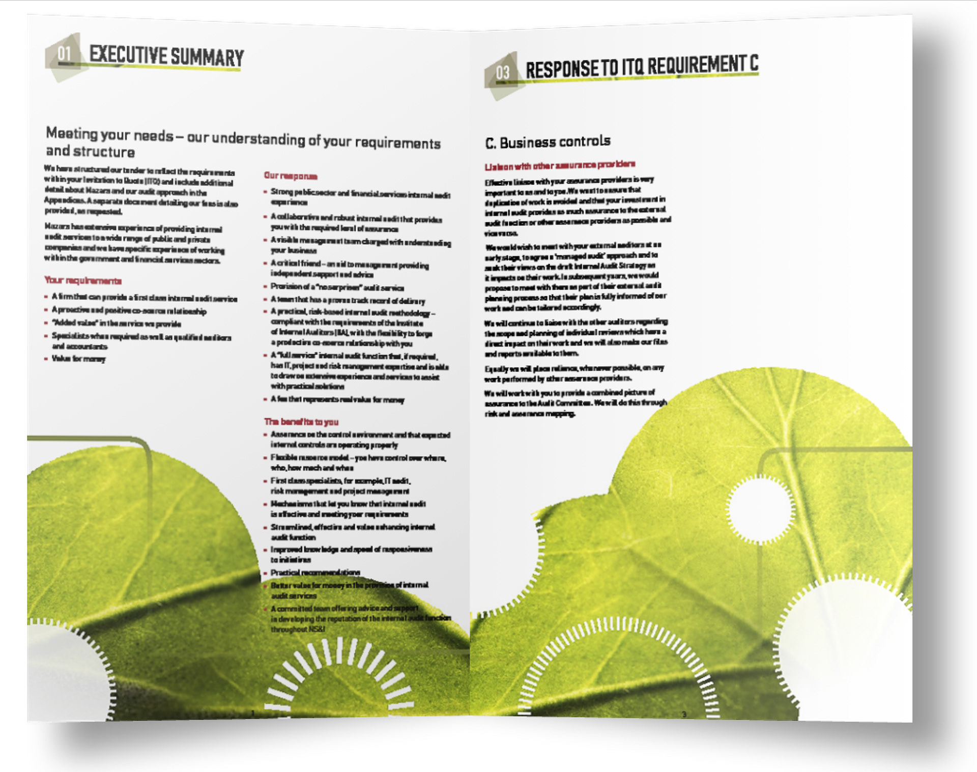 Mazars proposal design