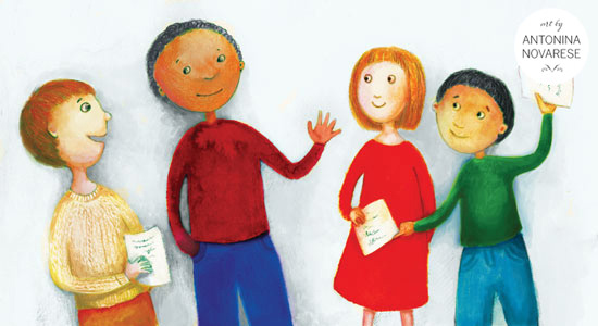 2018 Illustration for a textbook,  Arabic edition. Publisher: Dar Al Fikr Al Lubani.