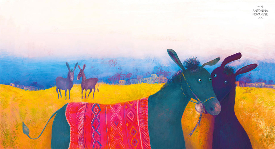 2018 Illustration for a picture book "Dahchane et Dakhchane". Published by Marsam Editions. Text by Karima Delyasse. Illustrations by Antonina Novarese.