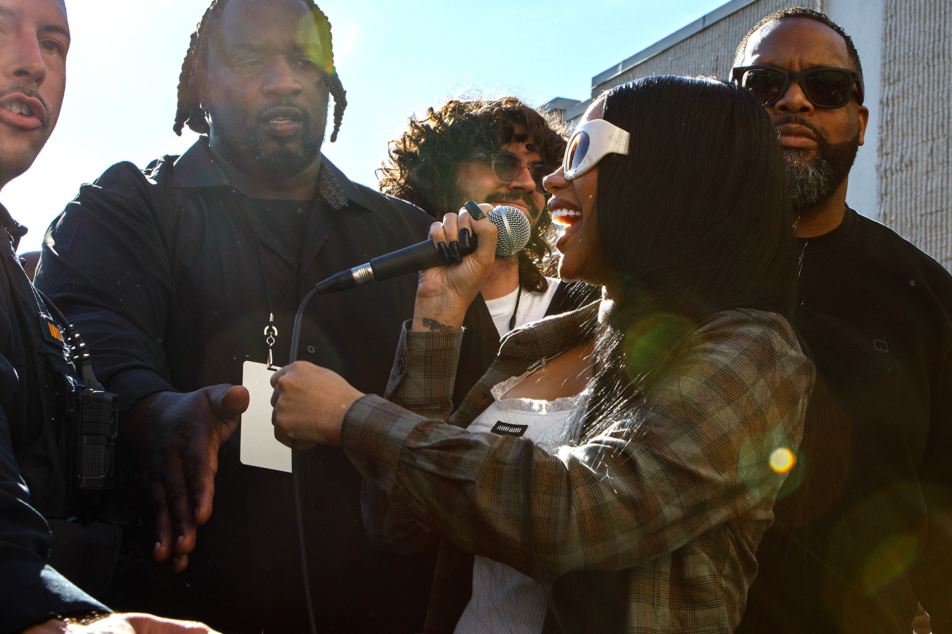 Cardi B at Spin Me 'Round record store for the release of her new CD, Am I the Drama?