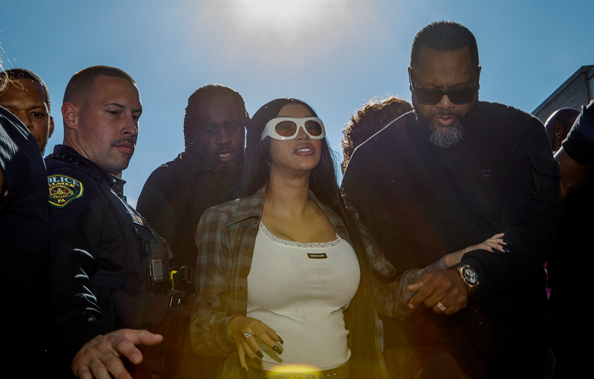 Cardi B at Spin Me 'Round record store for the release of her new CD, Am I the Drama?