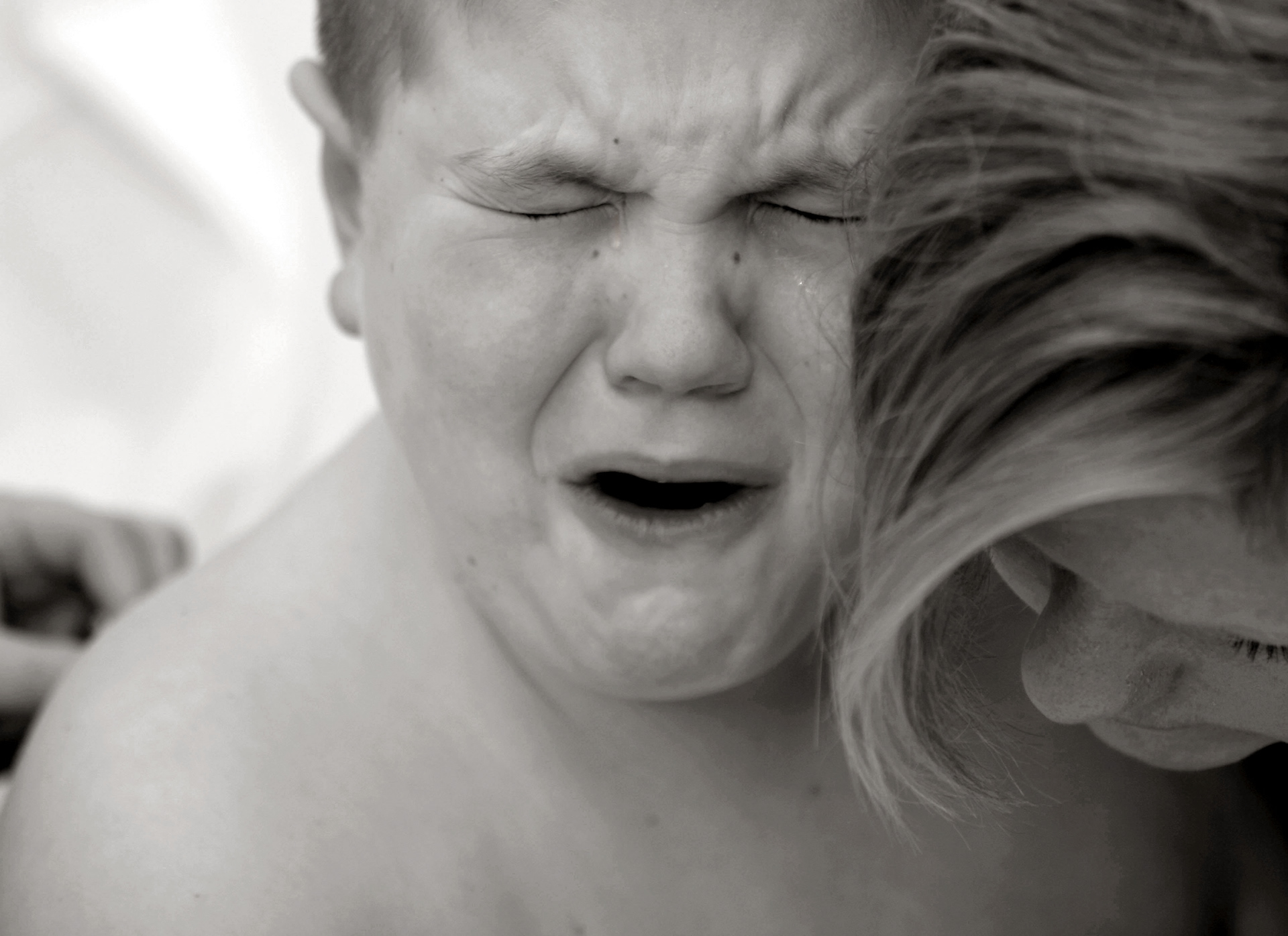 Drew and Jill in the hospital for a tooth filling
