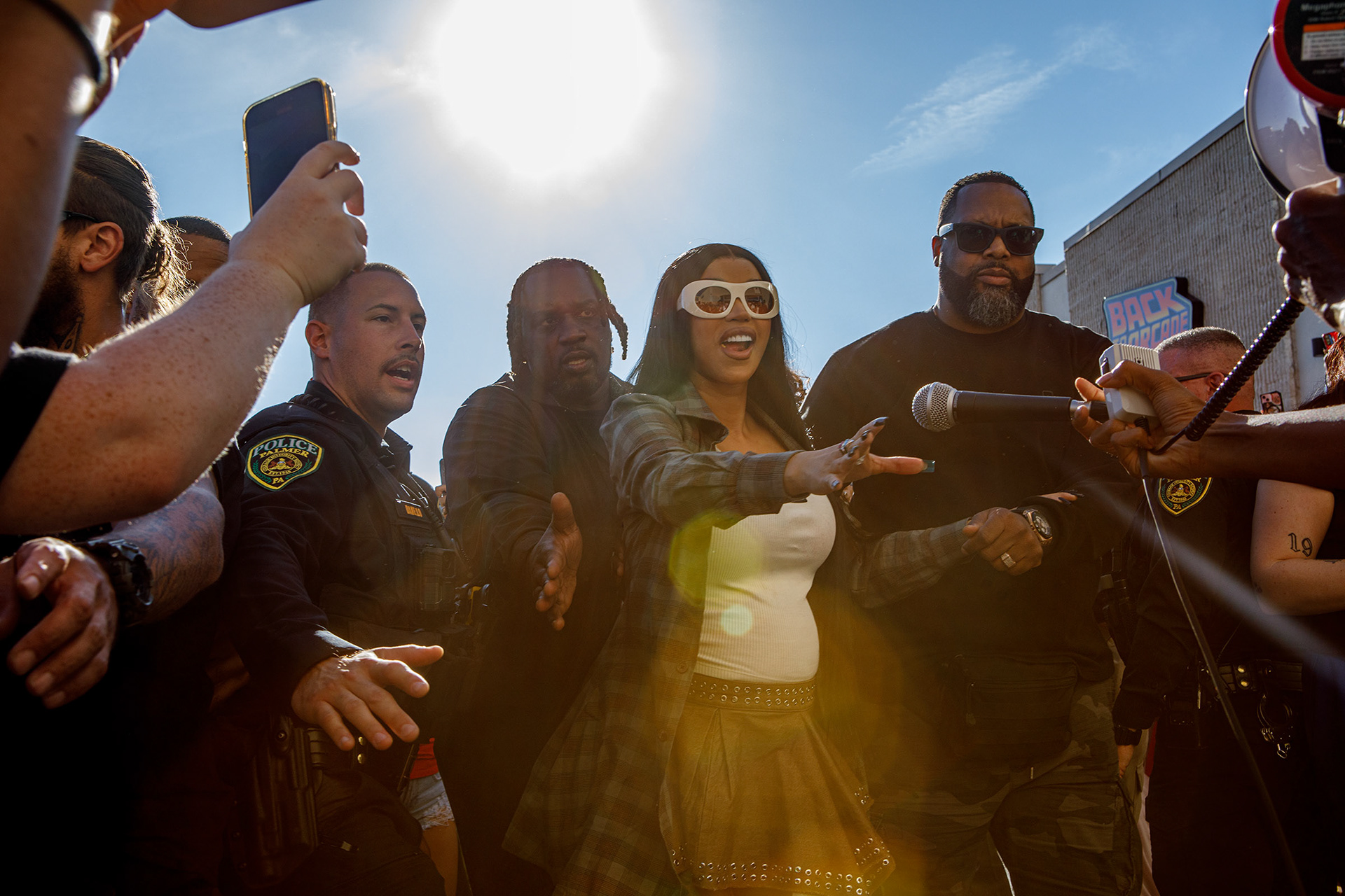 Cardi B at Spin Me 'Round record store for the release of her new CD, Am I the Drama?