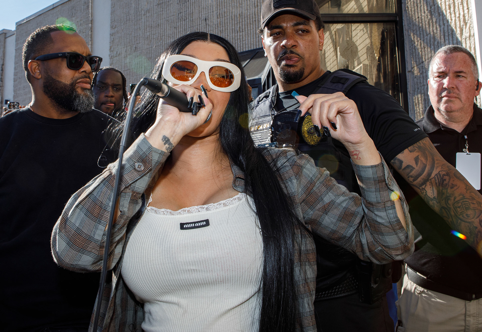 Cardi B at Spin Me 'Round record store for the release of her new CD, Am I the Drama?