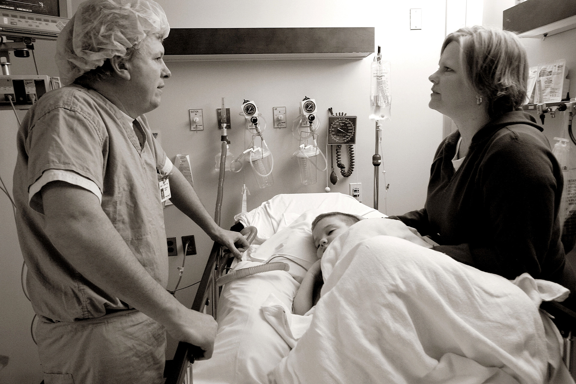 Drew's doctor speaks with Jill after drew's tooth filling