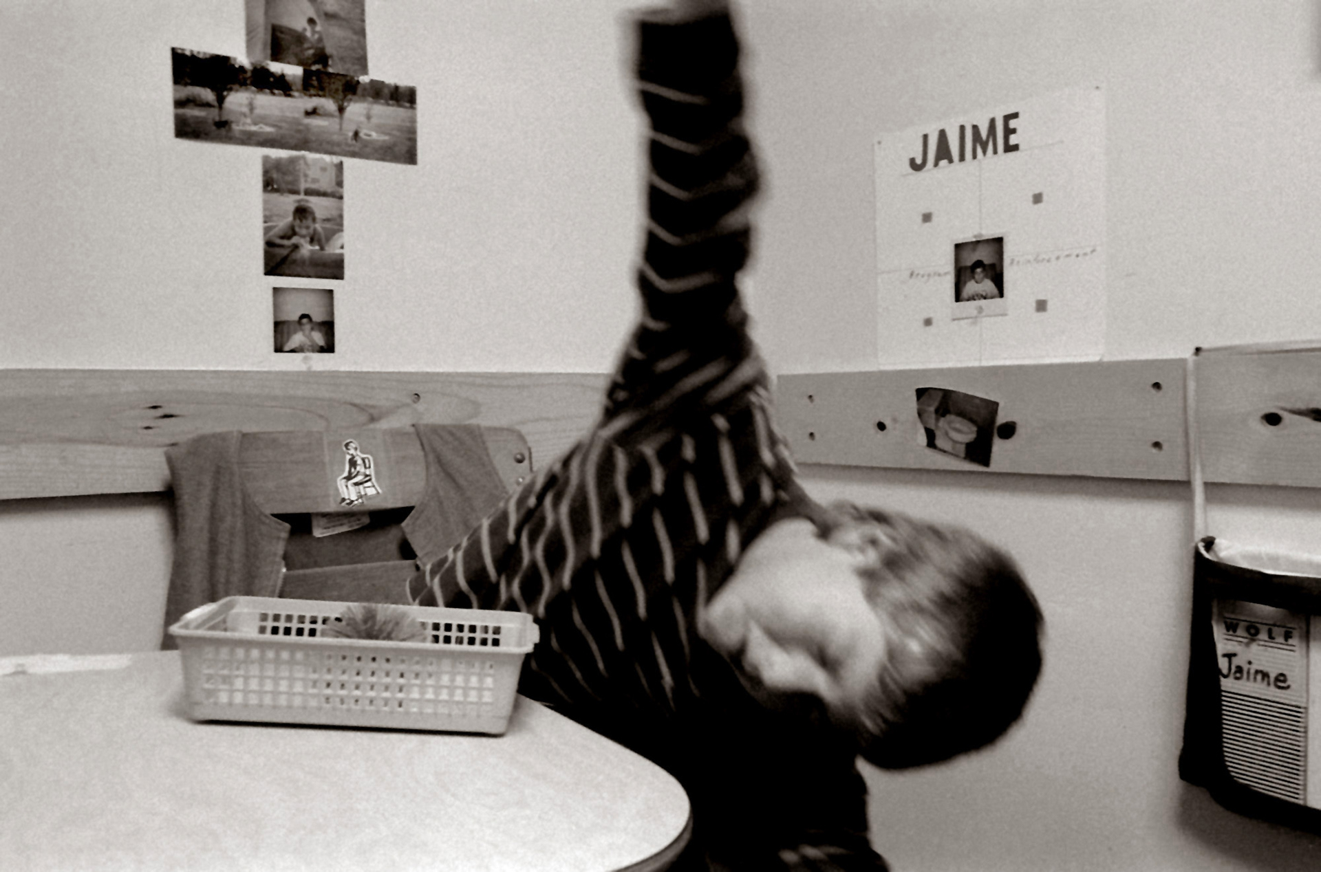 Jaime in class at Eden Institute