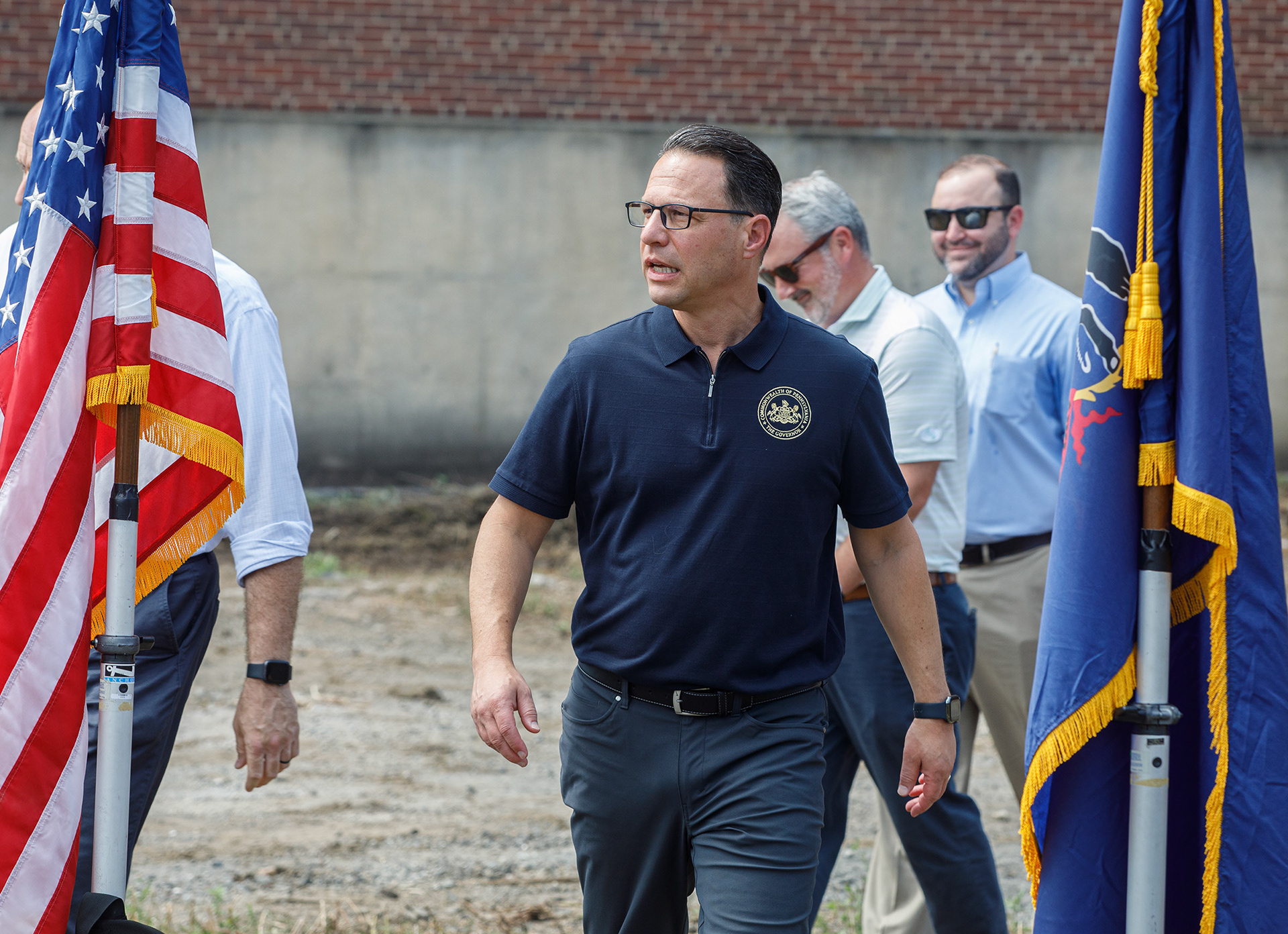 Pa. Governor Josh Shapiro in Bethlehem.