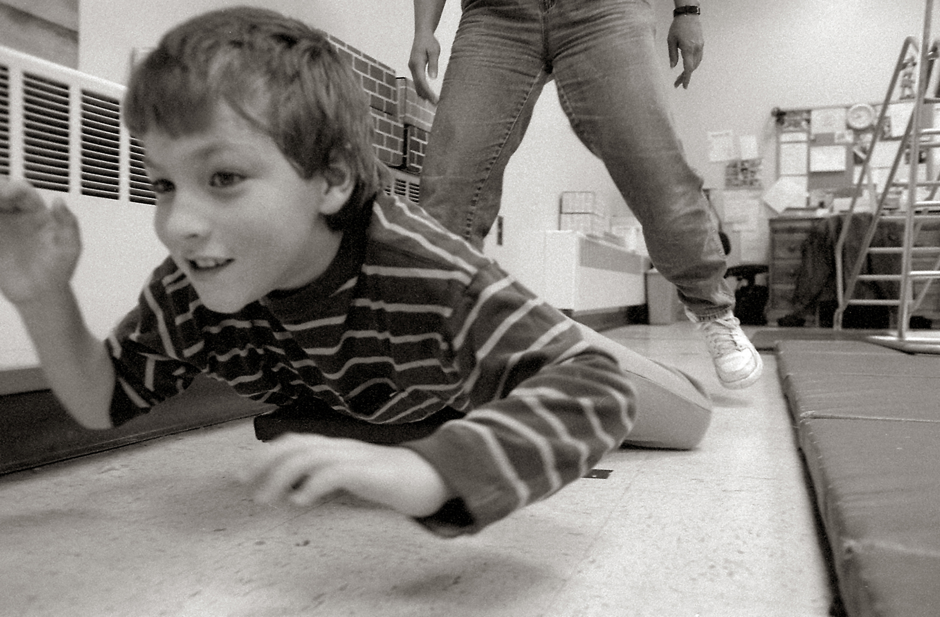 Jaime in class at Eden Institute