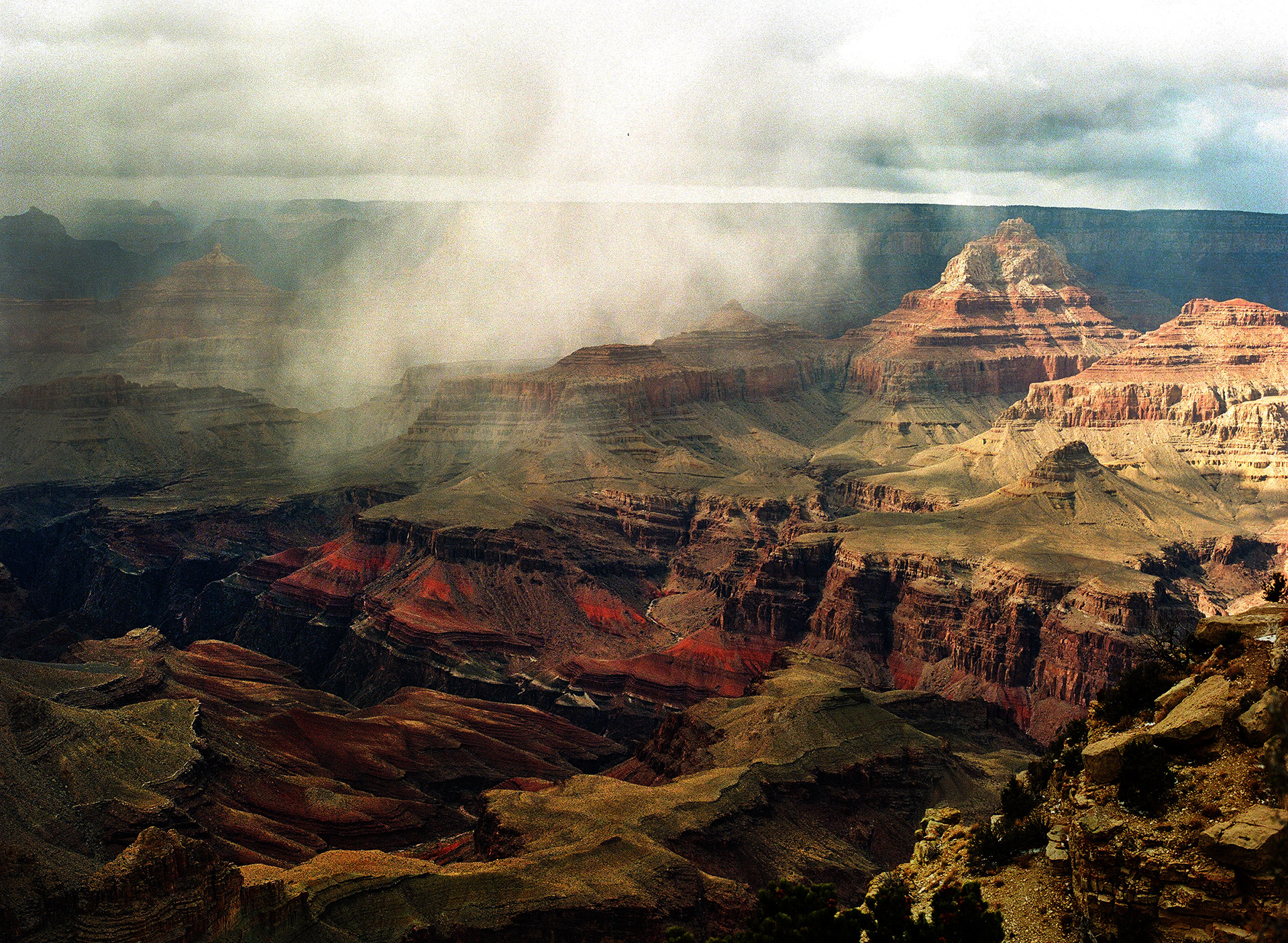And all of a sudden Heaven opened up. South Rim, Grand Canyon