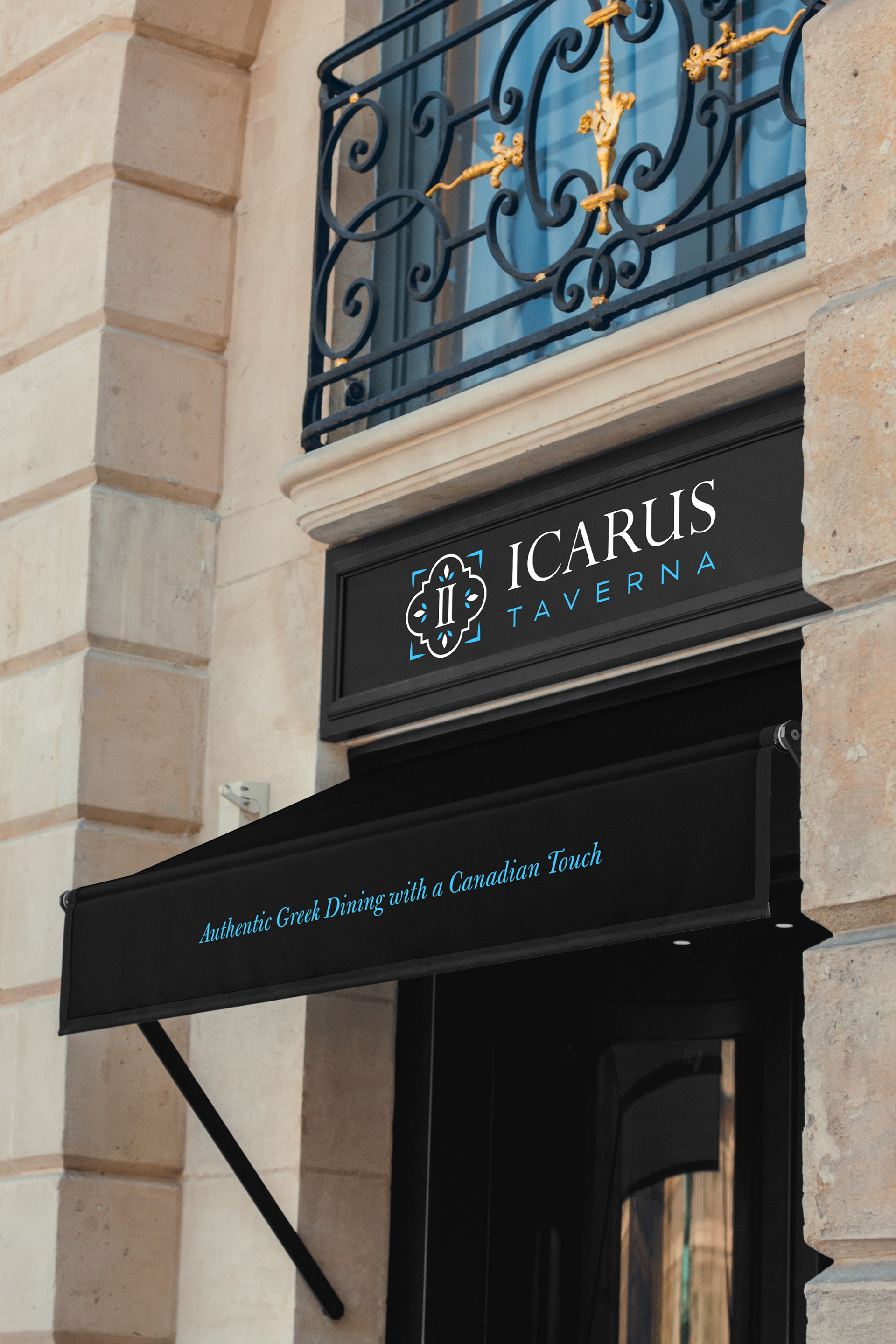 Icarus Taverna's Awning