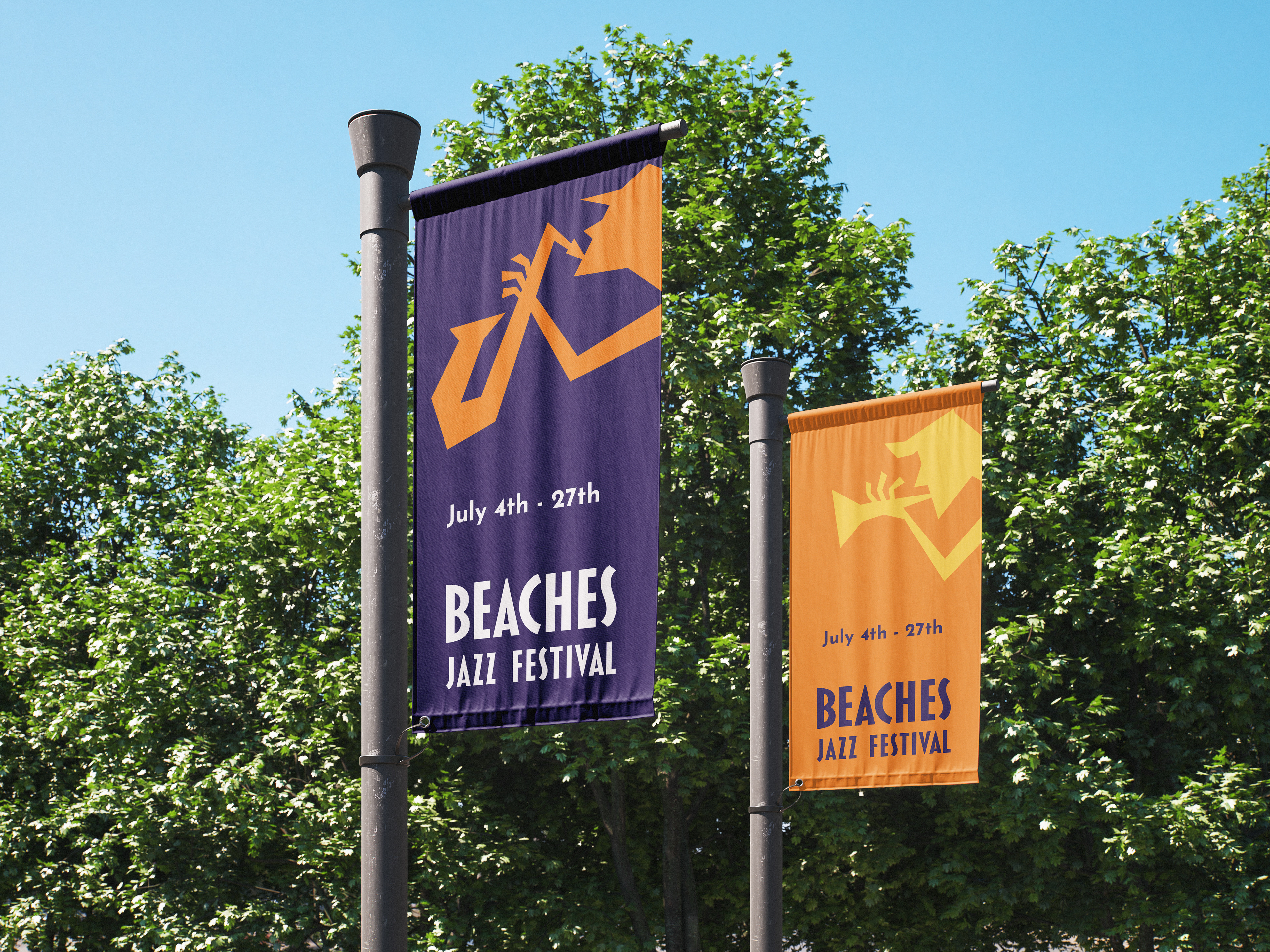 Street Pole Flags