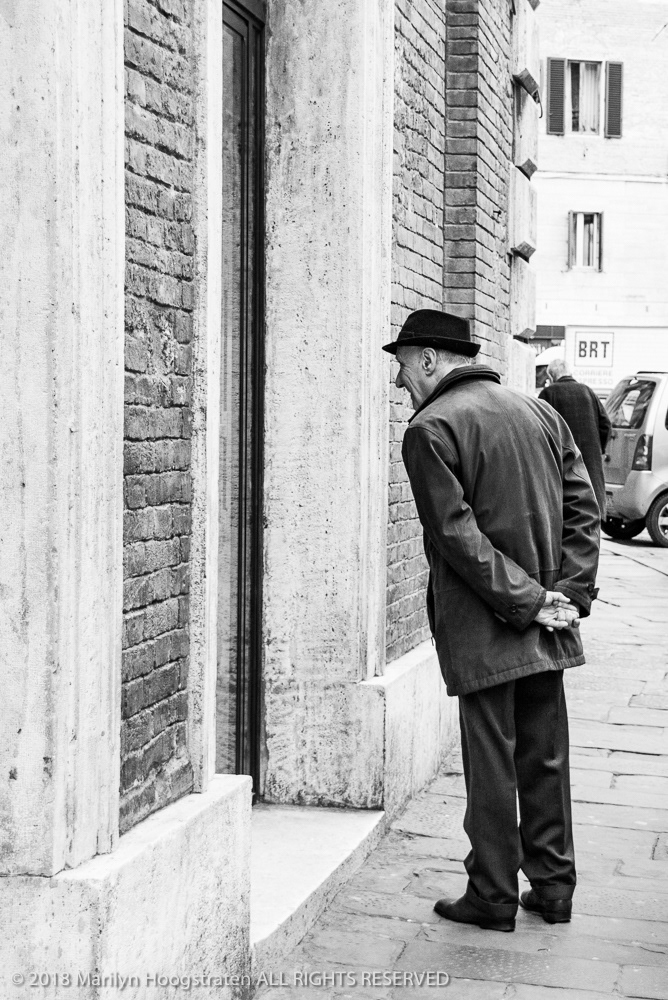 Window Shopper, Siena, Tuscany