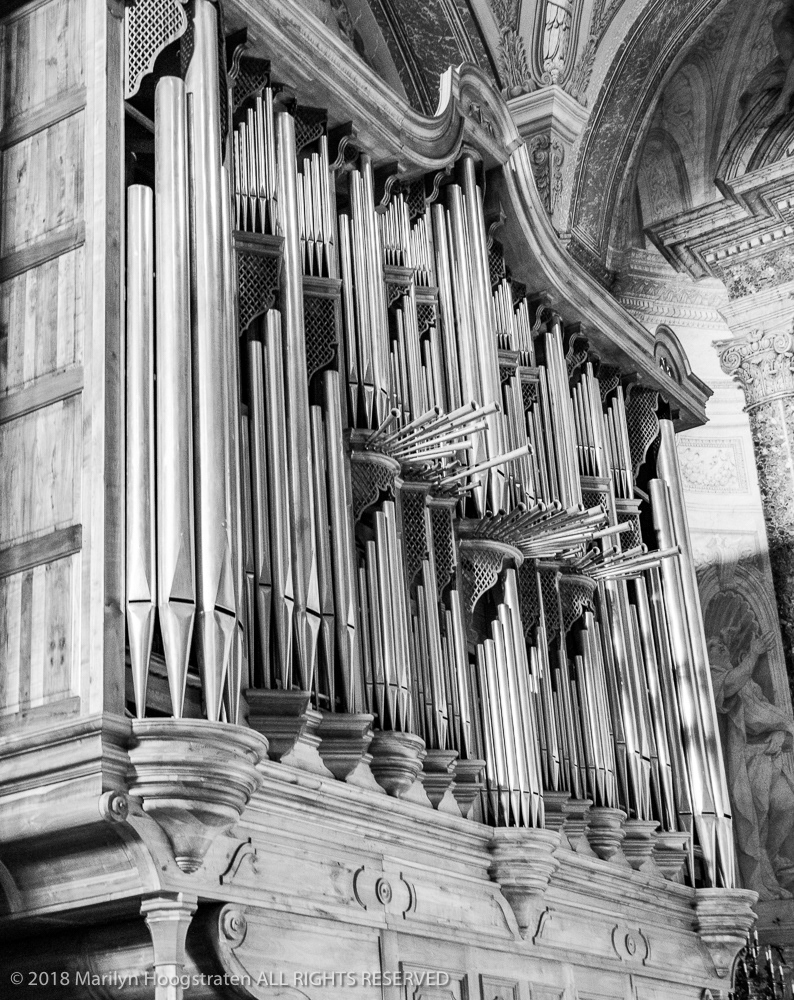 Pipe Organ, Basilica S Maria degli Angeli e dei Martiri, Rome, Italy