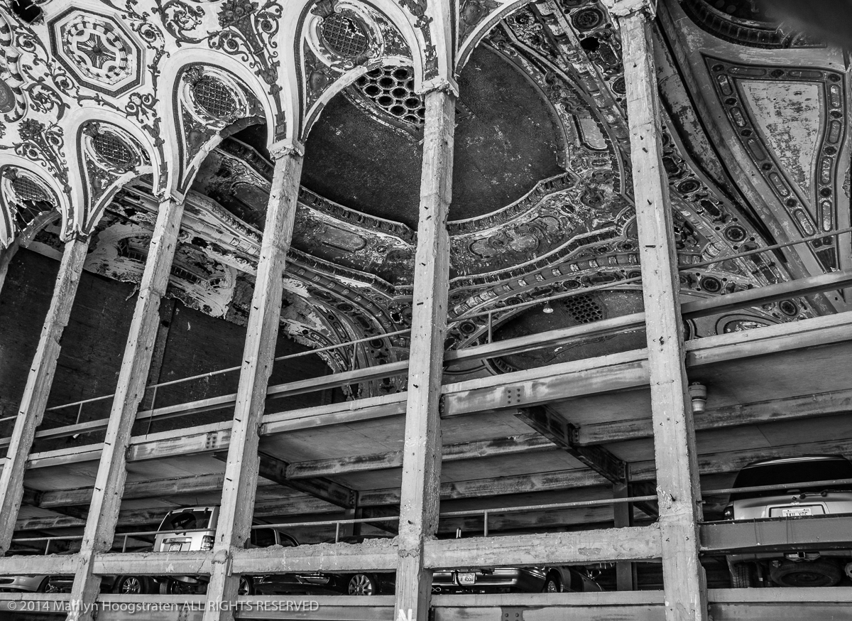Once a Theatre Now a Parking Garage, Detroit, MI