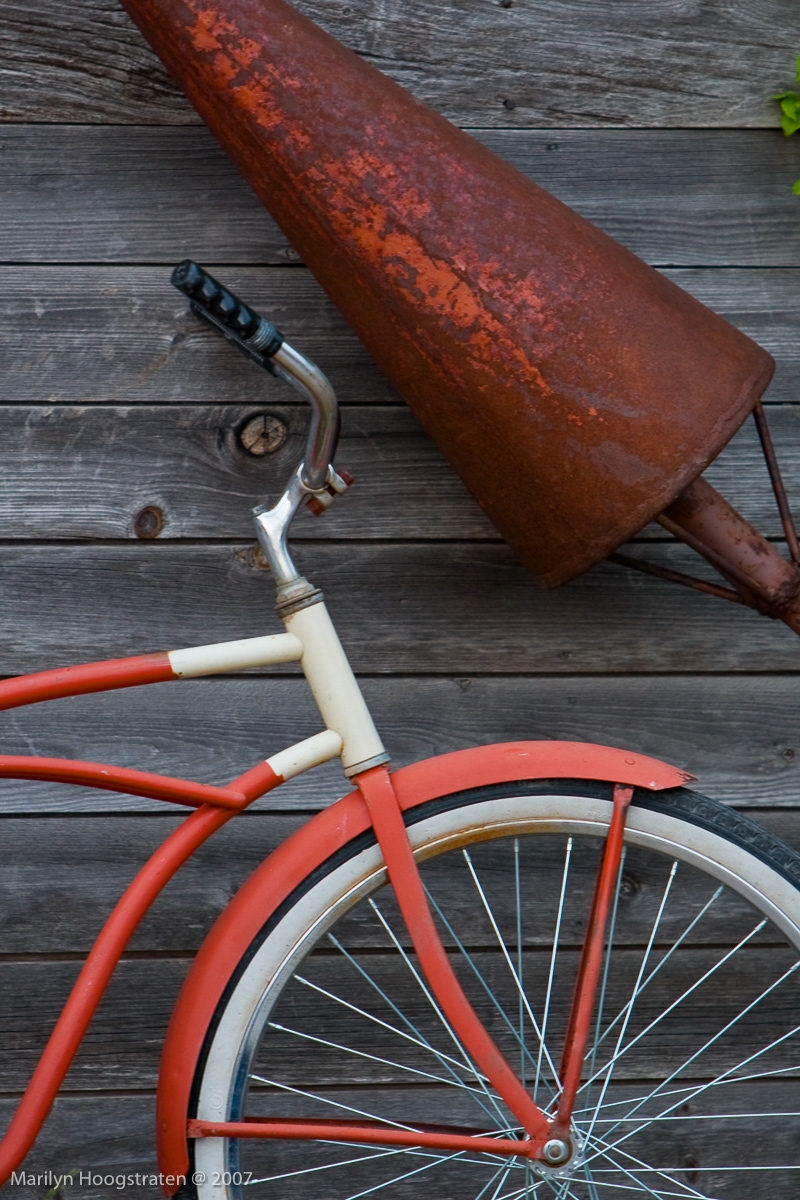 Bike in Fishtown, Leland, Mi