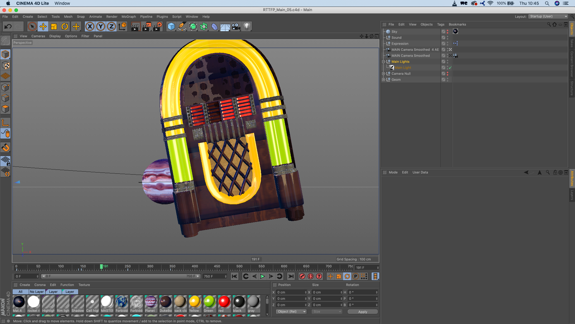 Animating and texturing in C4dLite