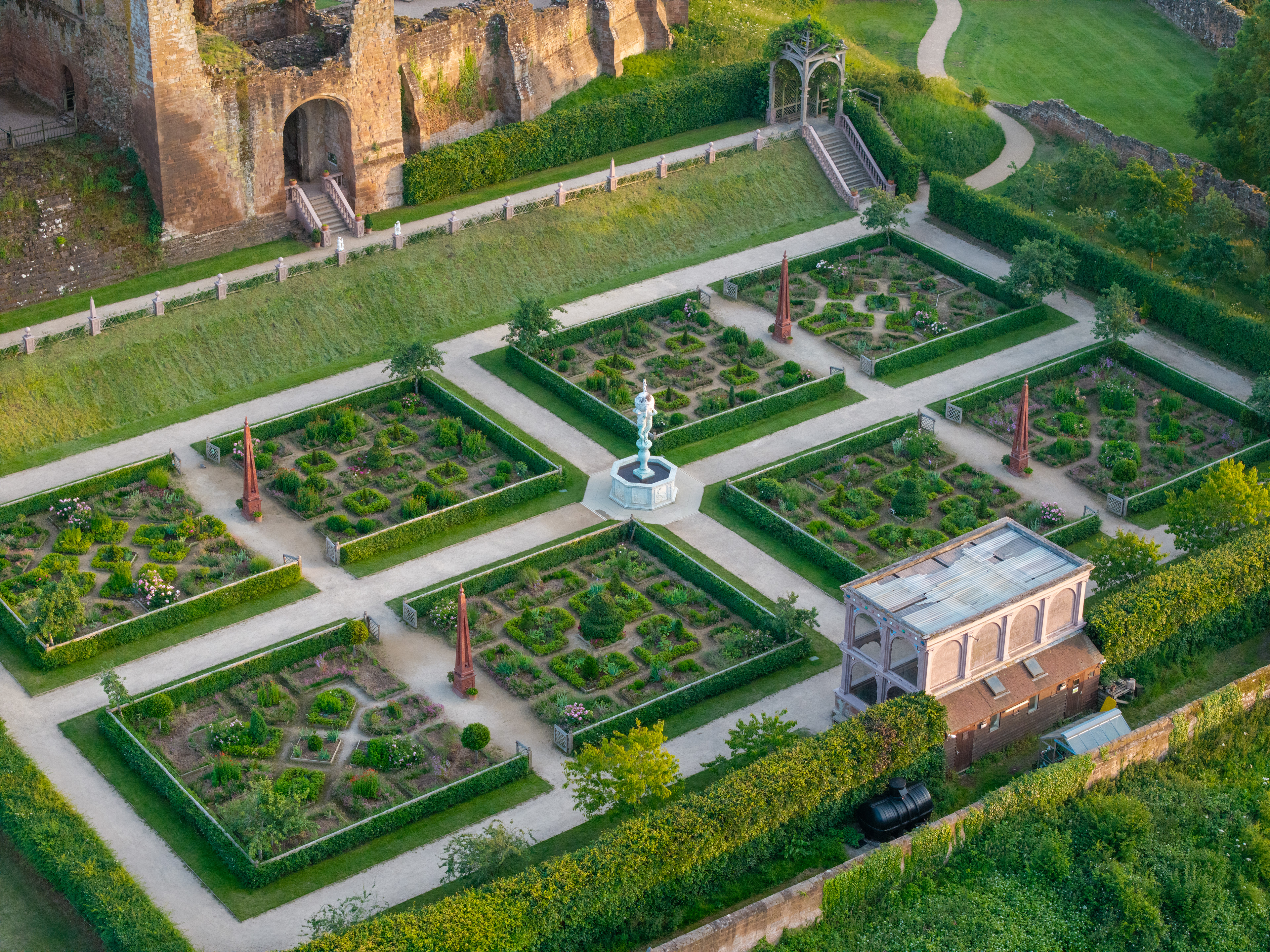 Kenilworth Castle Garden Warwickshire 10 June 2025