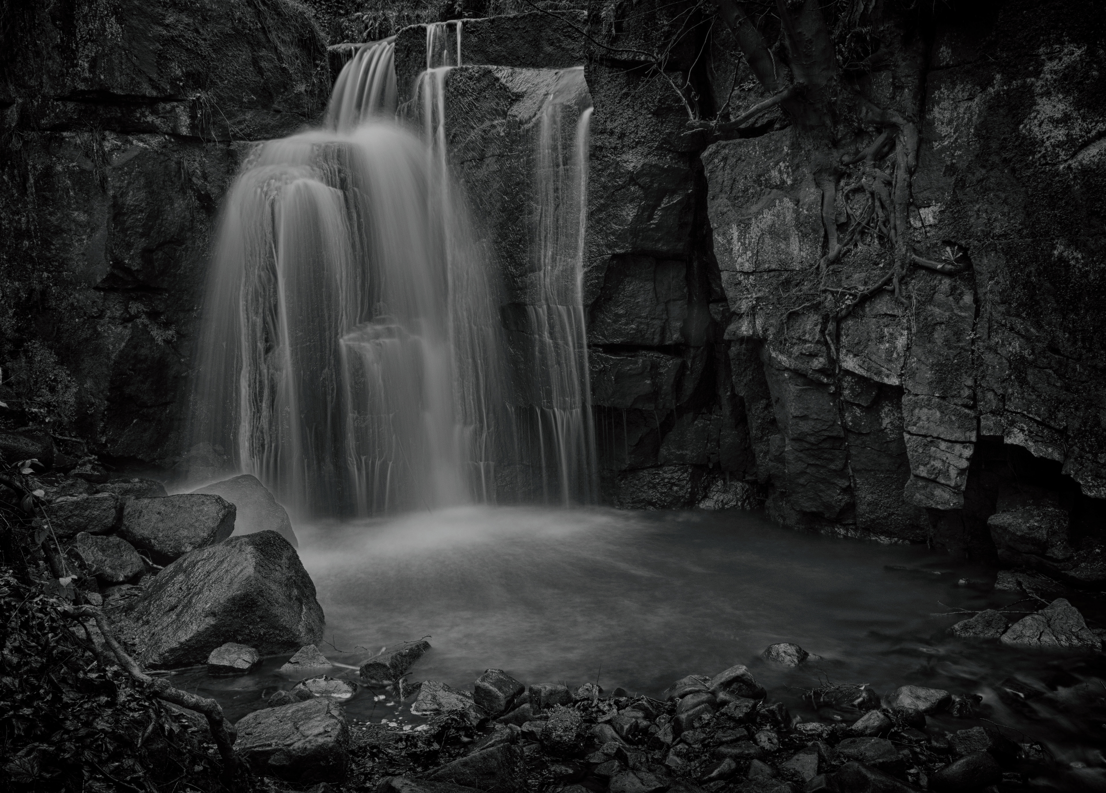Lumsdale Falls, Derbyshire