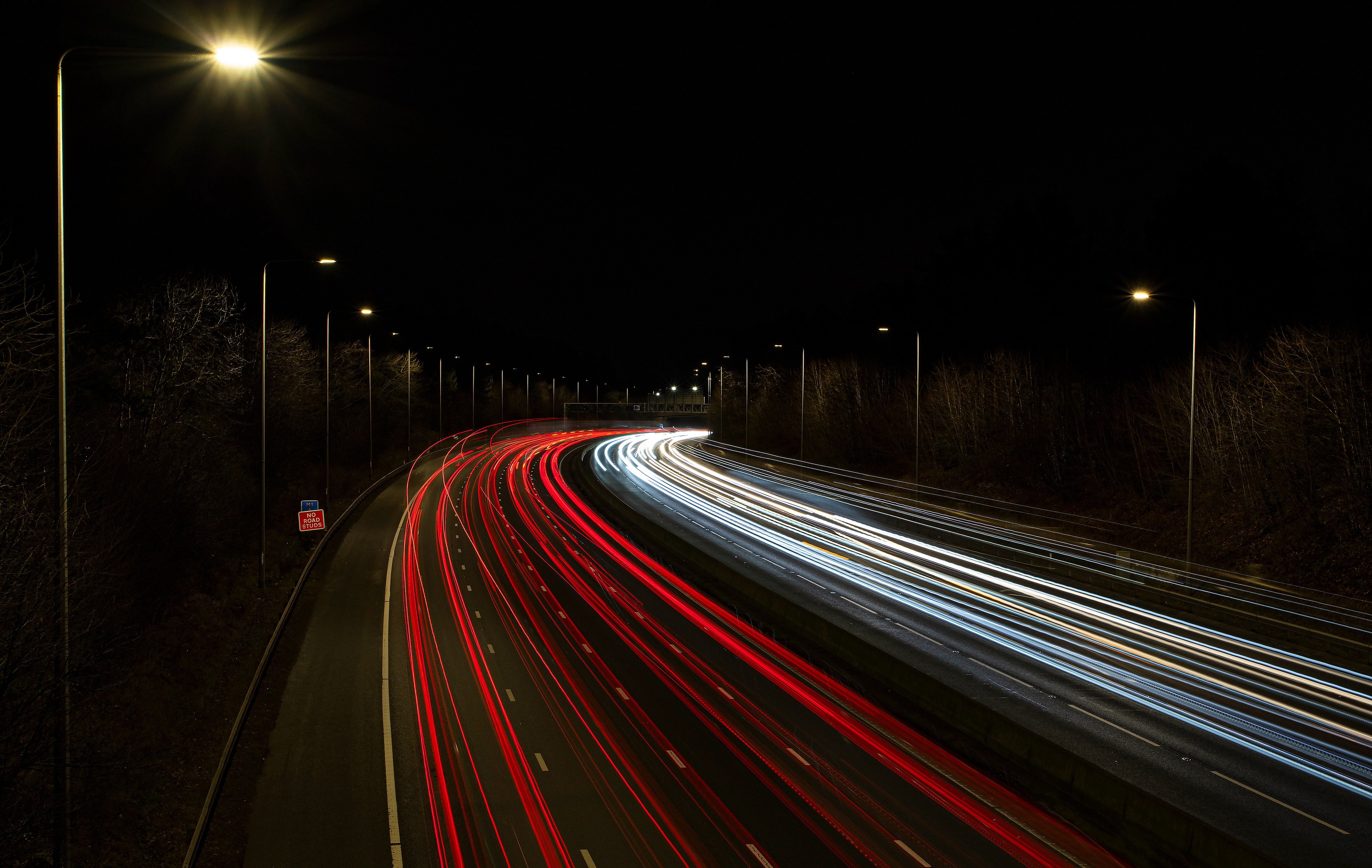 No Road Studs, M1 Nottinghamshire