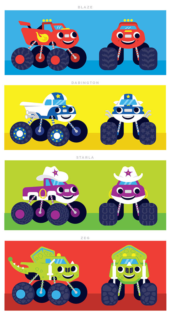 Blaze and the Monster Machines Toy/Product Development :: Behance