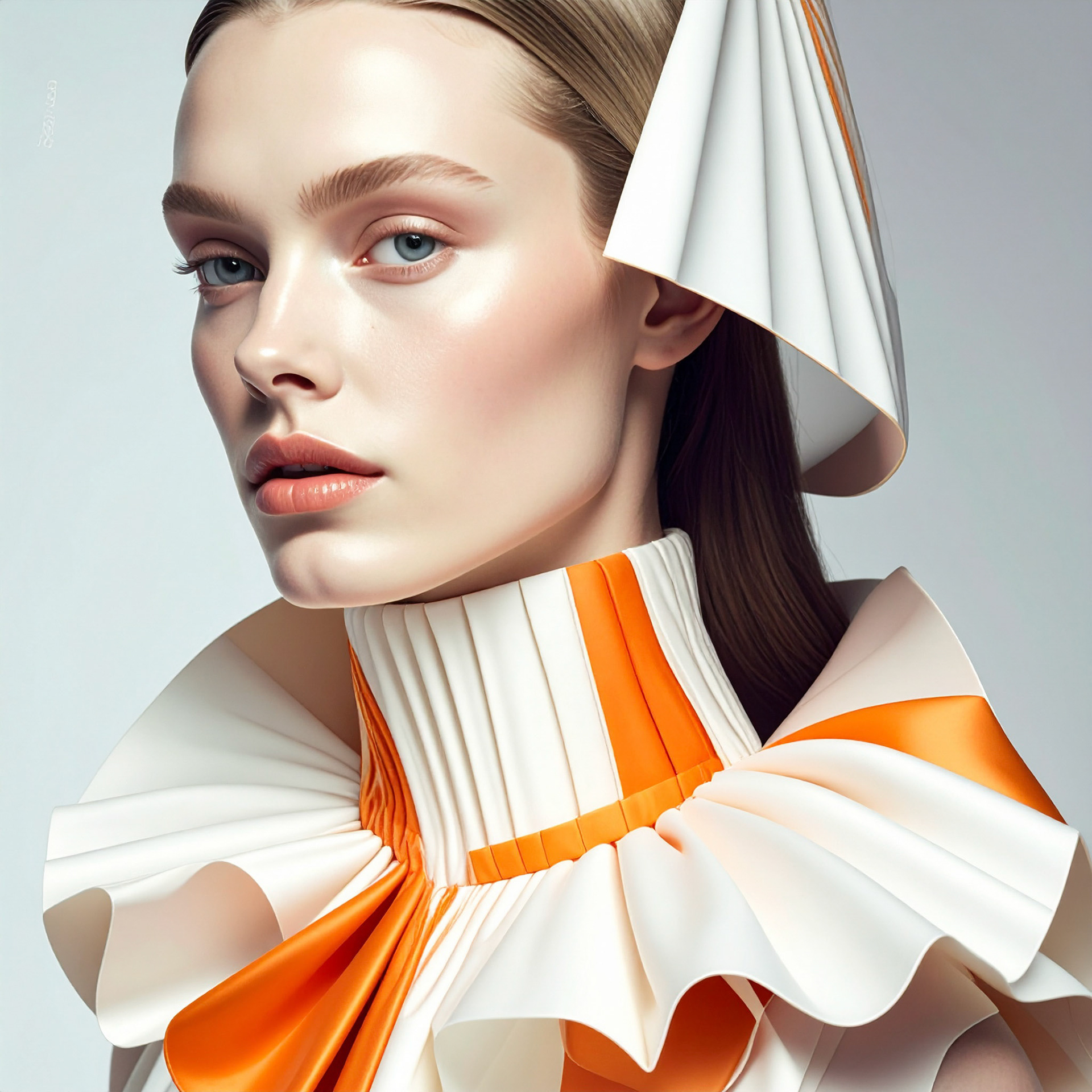 "Inspiration The Pleated Profile"