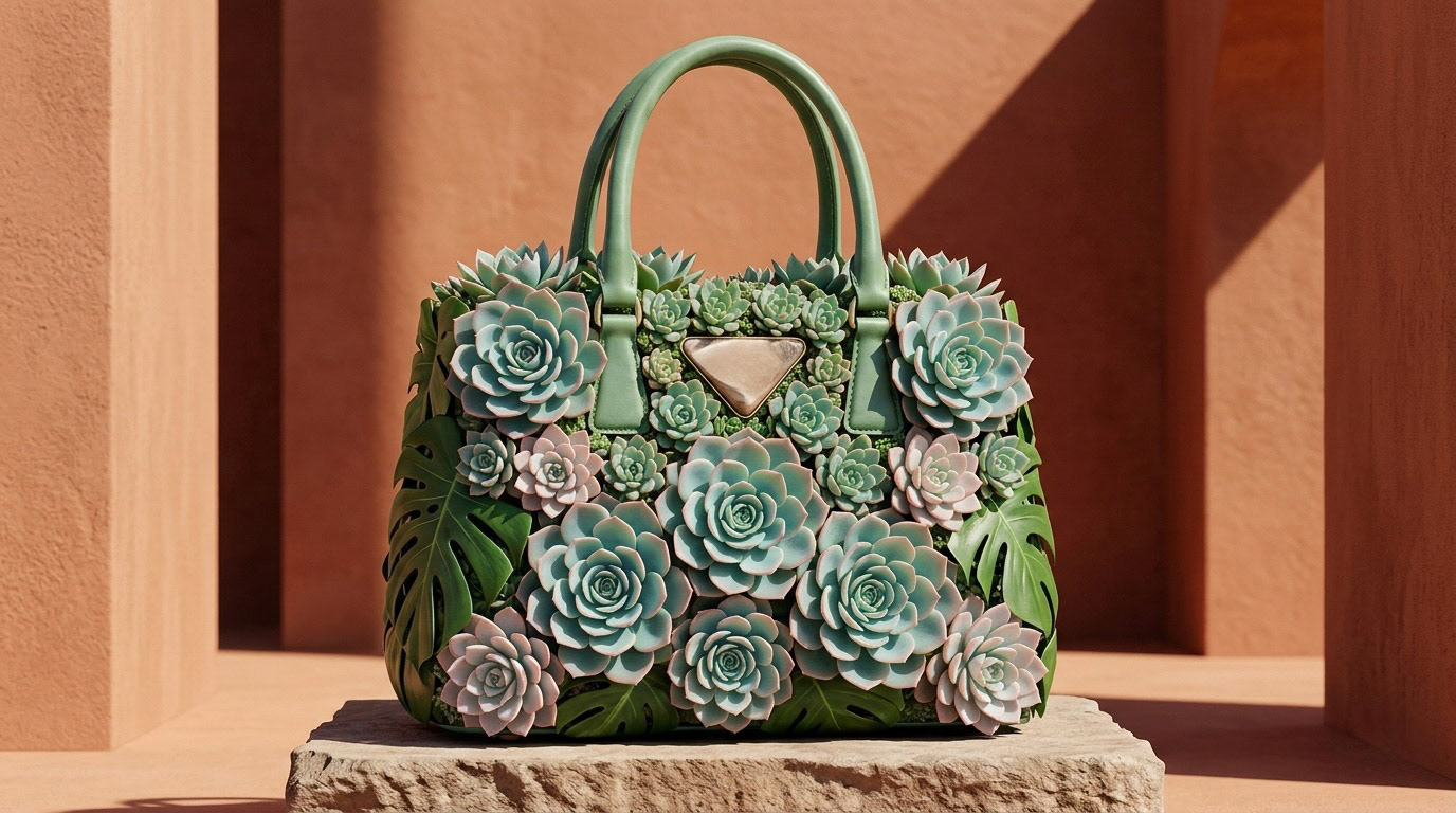 "Inspiration Prada Galleria GRASS PLANTS"