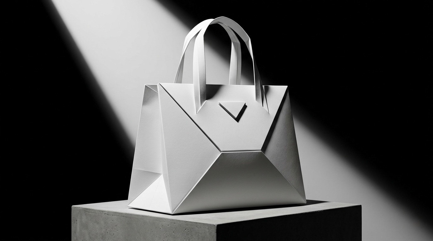 "Inspiration Prada Galleria WHITE ORIGAMI"