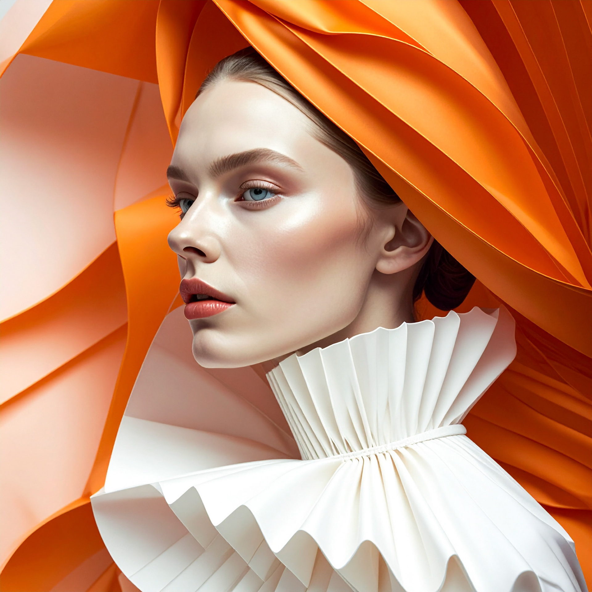 "Inspiration The Pleated Profile"