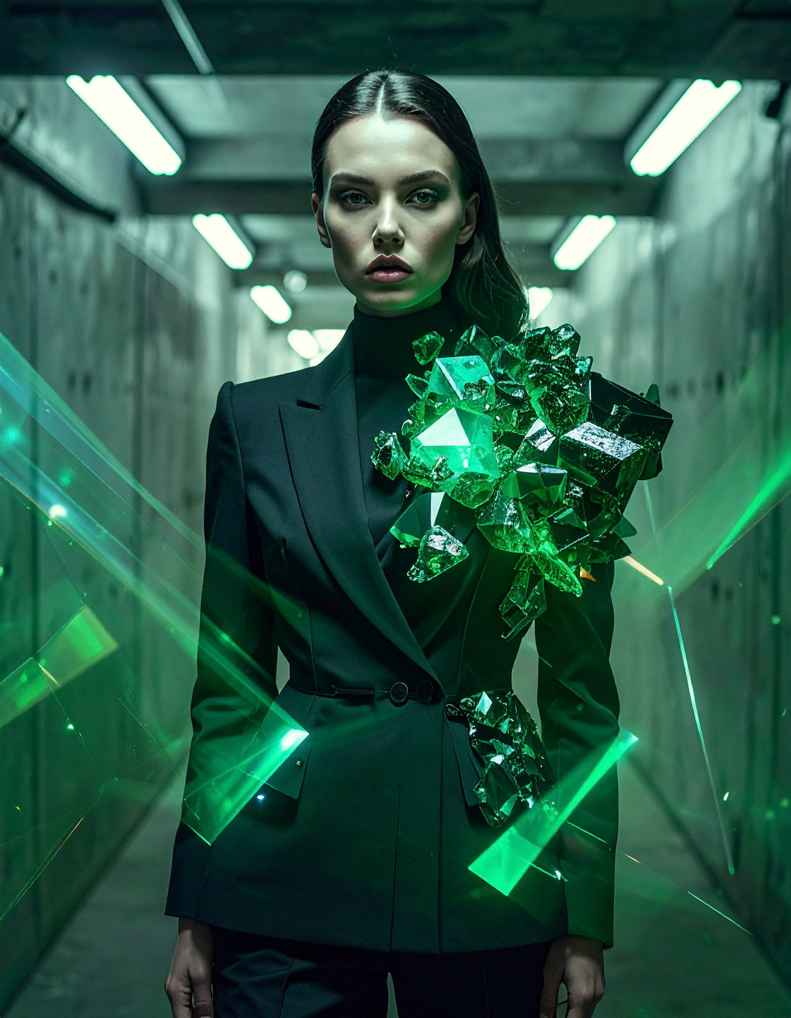 "Inspiration The Emerald Refraction"