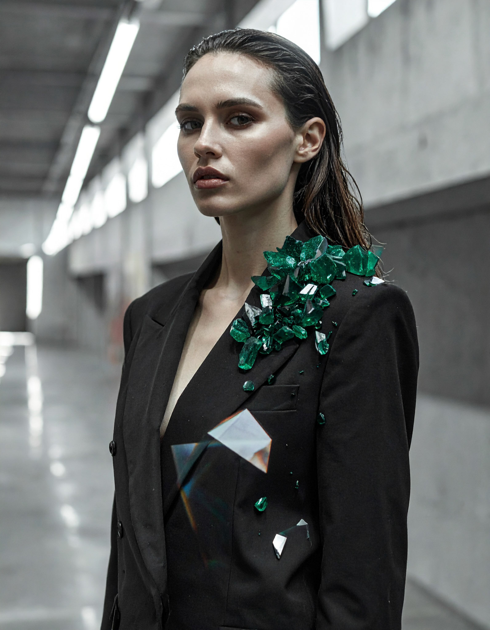 "Inspiration The Emerald Refraction"