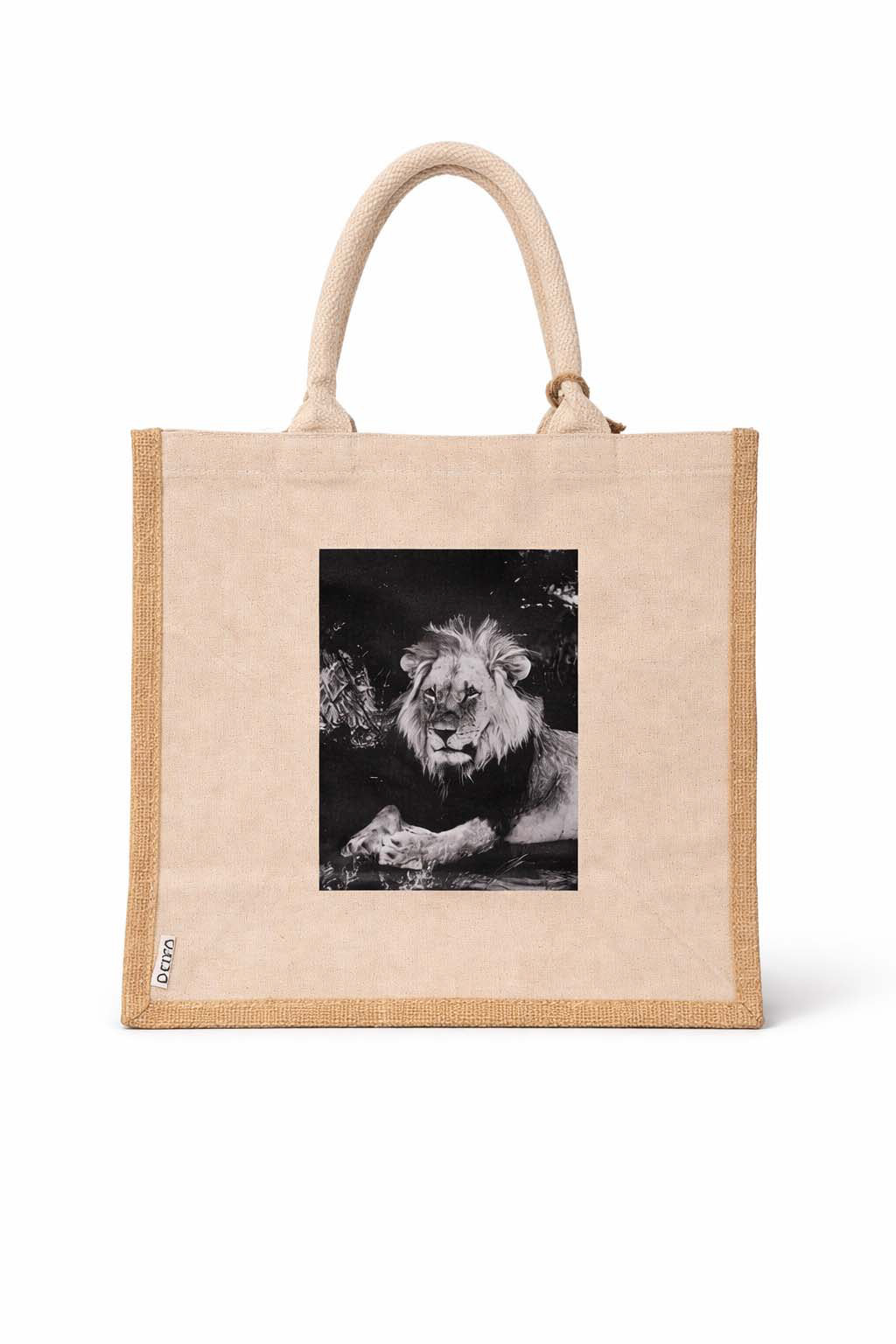 Quiet strength needs no roar. Okiyo Chinsai Maxi Jute and Cotton Tote.
