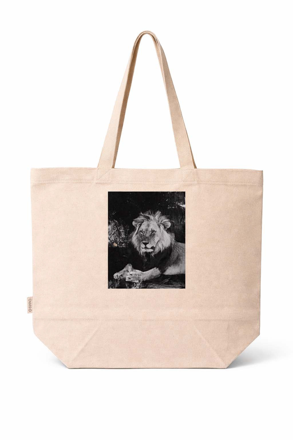 Quiet strength needs no roar. Okiyo Taikai Cotton Beach Bag.