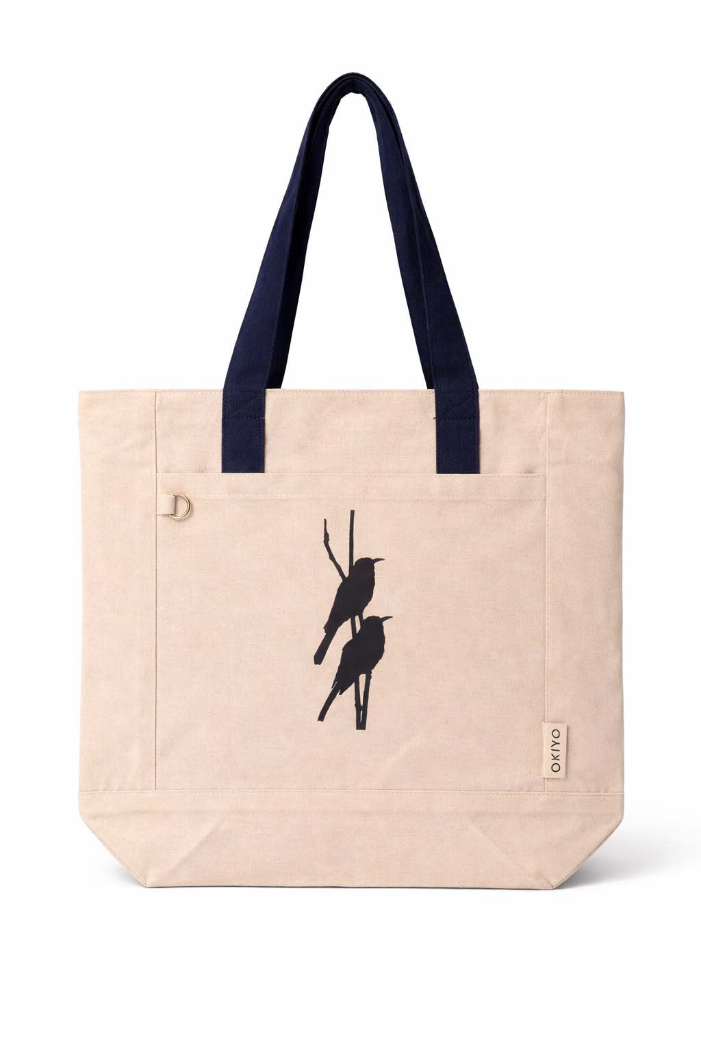 Even in stillness, nature speaks, listen closely. Okiyo Tansu Recycled Canvas Conference Tote.